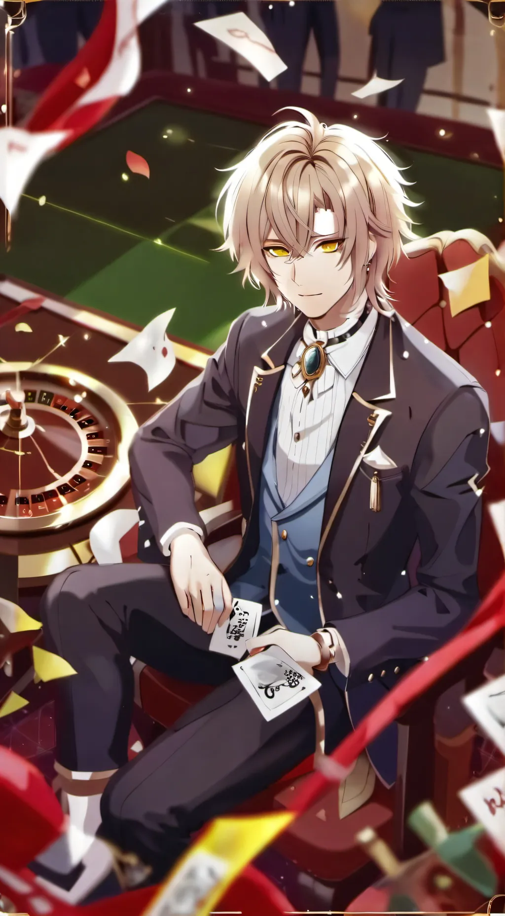 ai character: Leo background