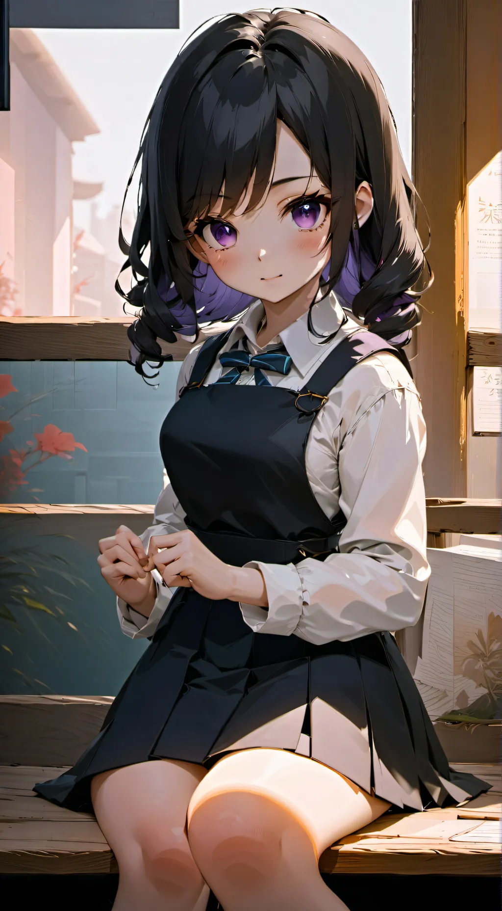 ai character: Фуми background