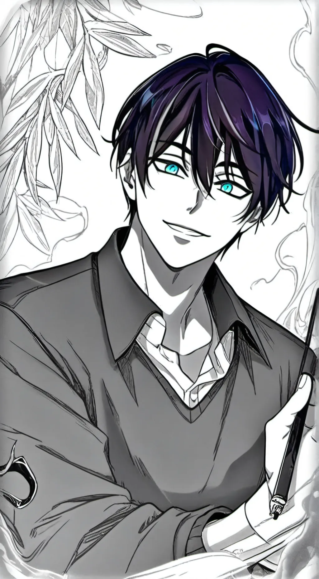 ai character: Smoke x omenaso  background