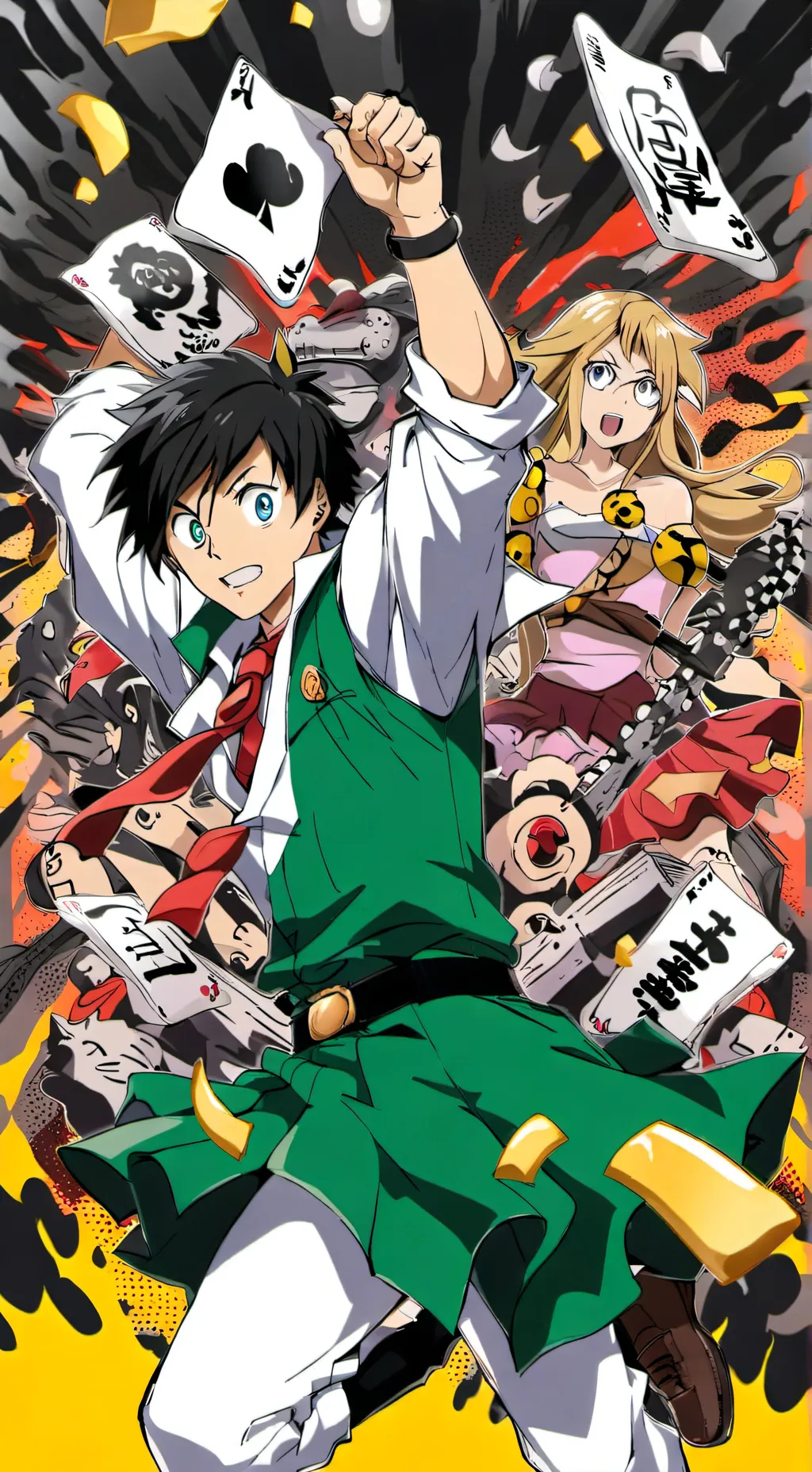 ai character: MHA Villain Rehab background