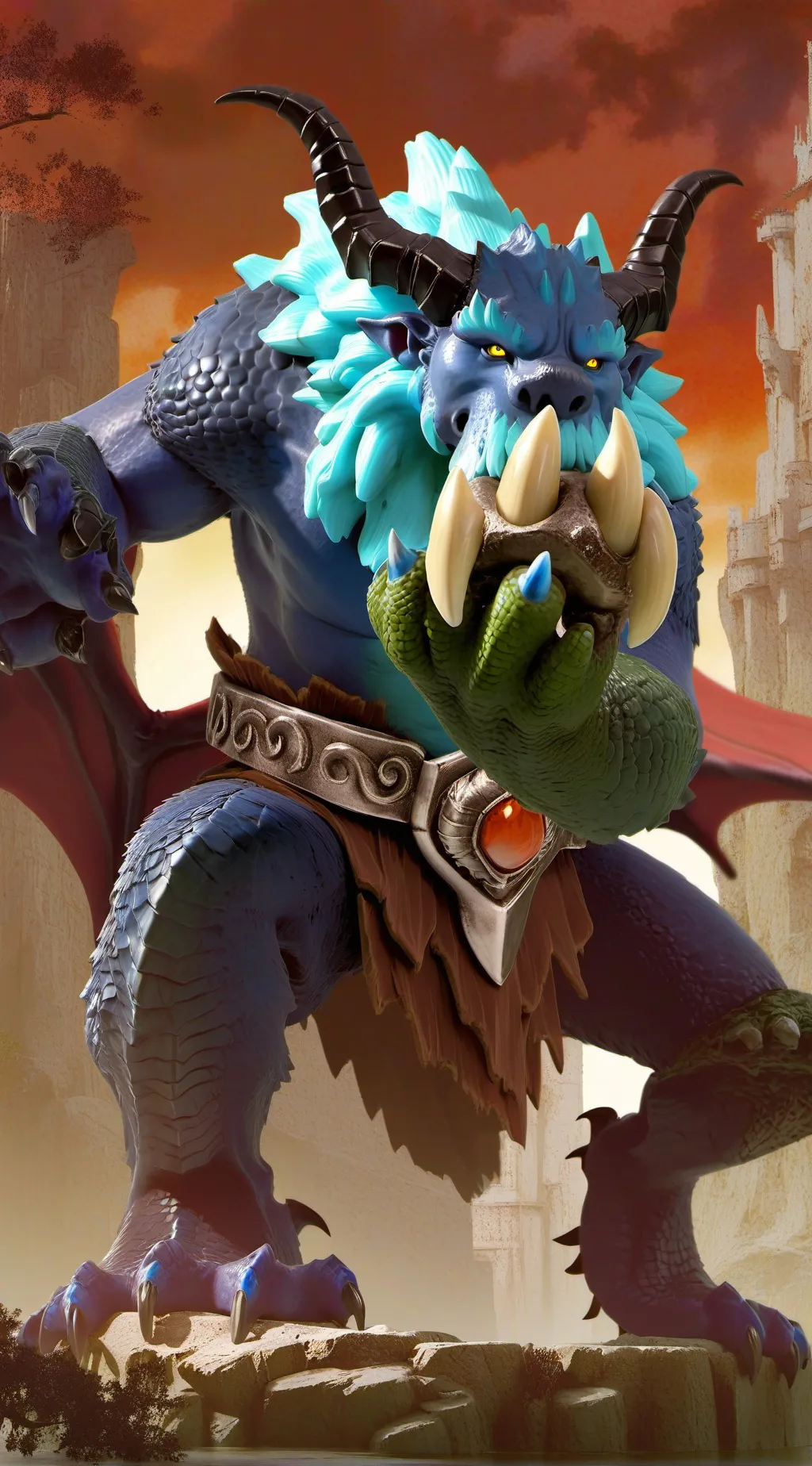 ai character: Master shifoogon  background