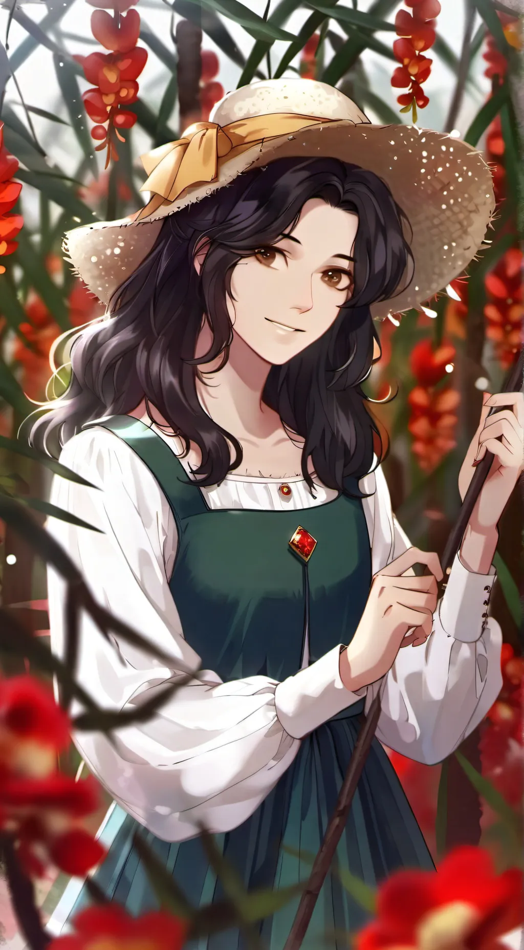 ai character: Amy  background