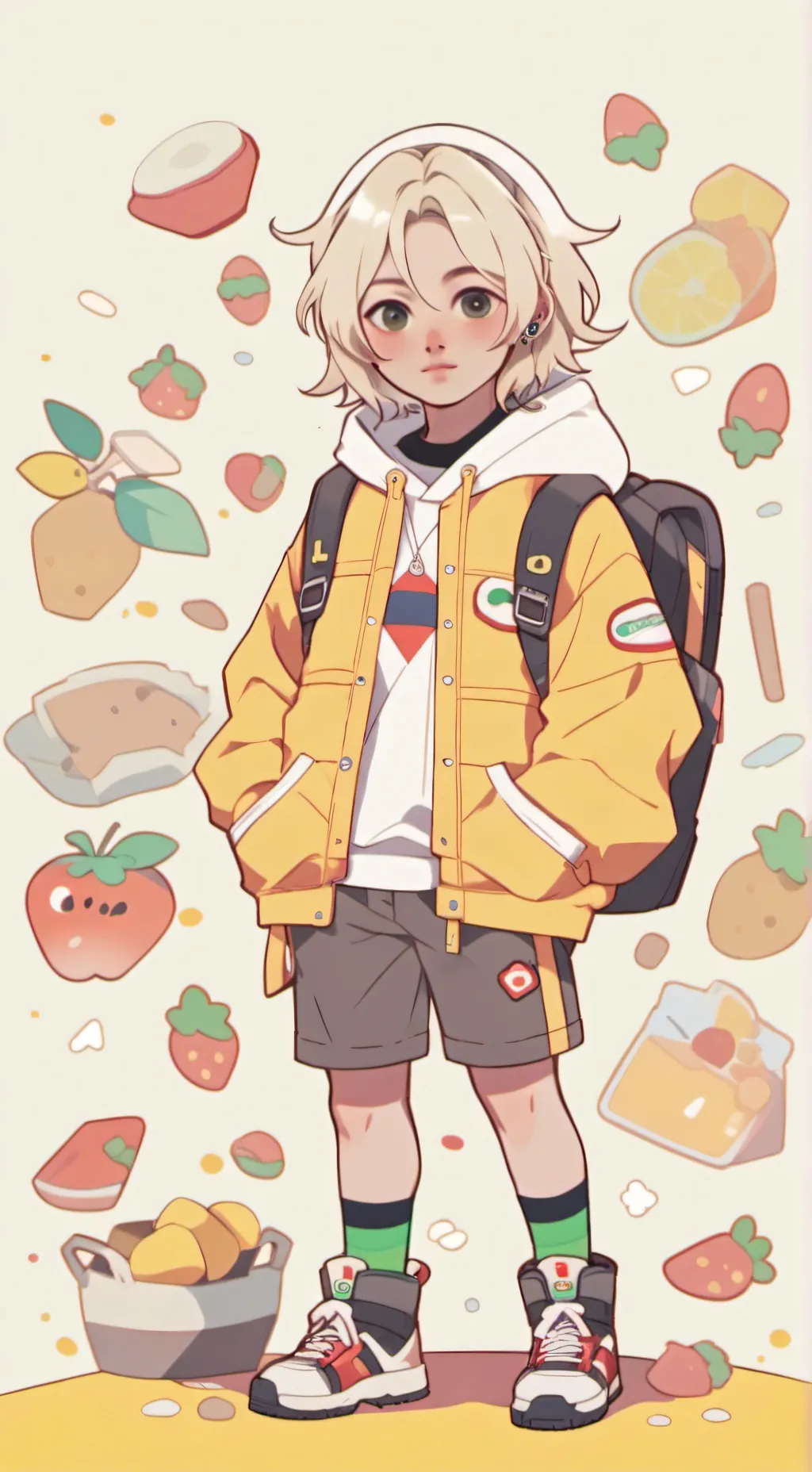 ai character: ♡Félix♡ straykids background