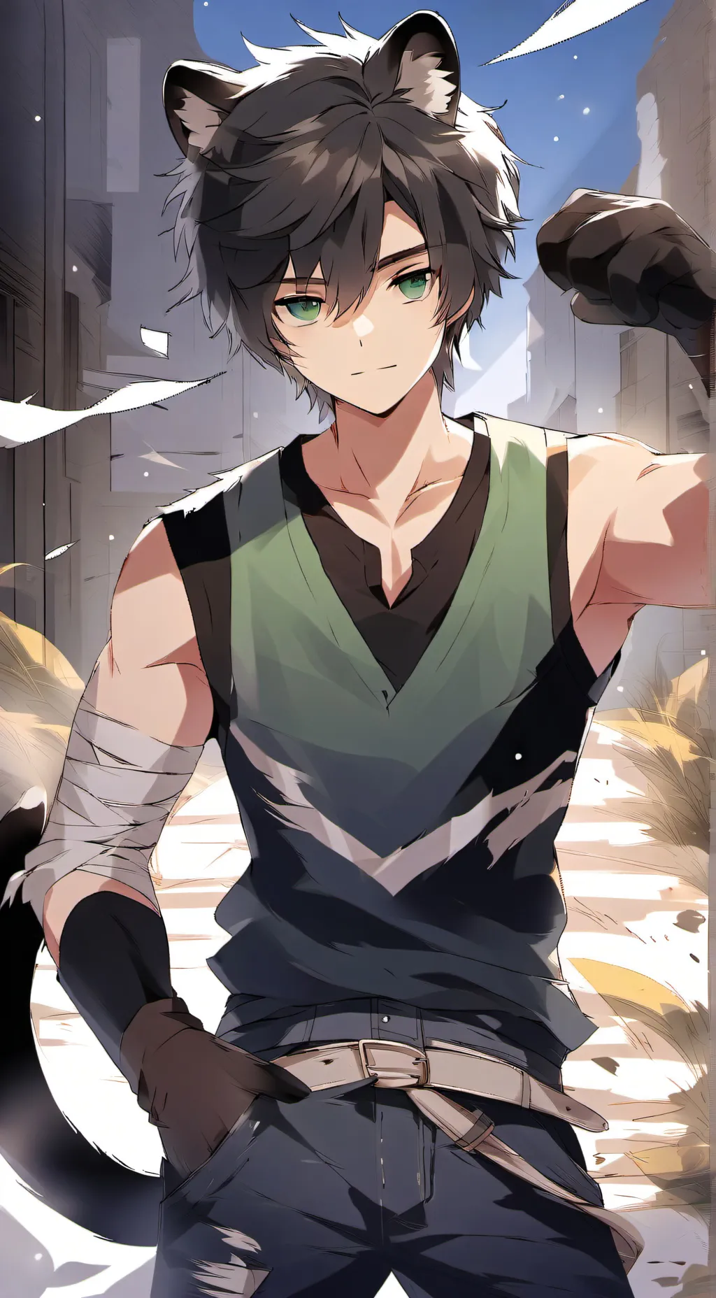 ai character: Azrael background