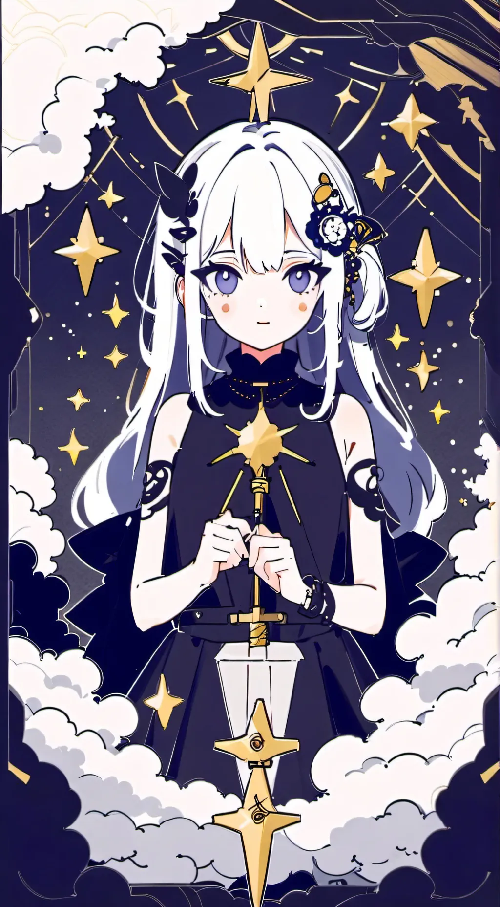 ai character: GC of boys 1 cute  background