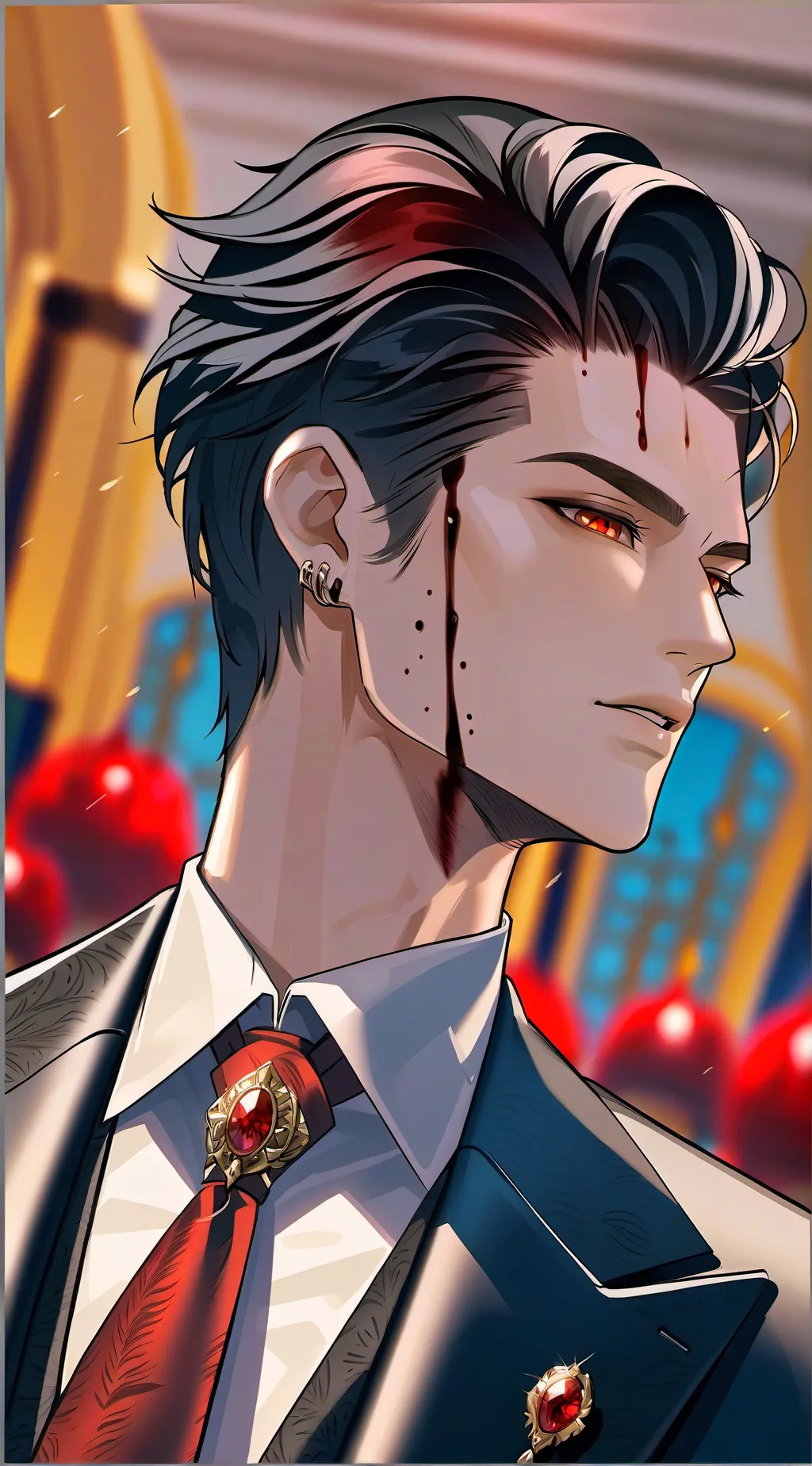 ai character: ✰ Xander ✰ background