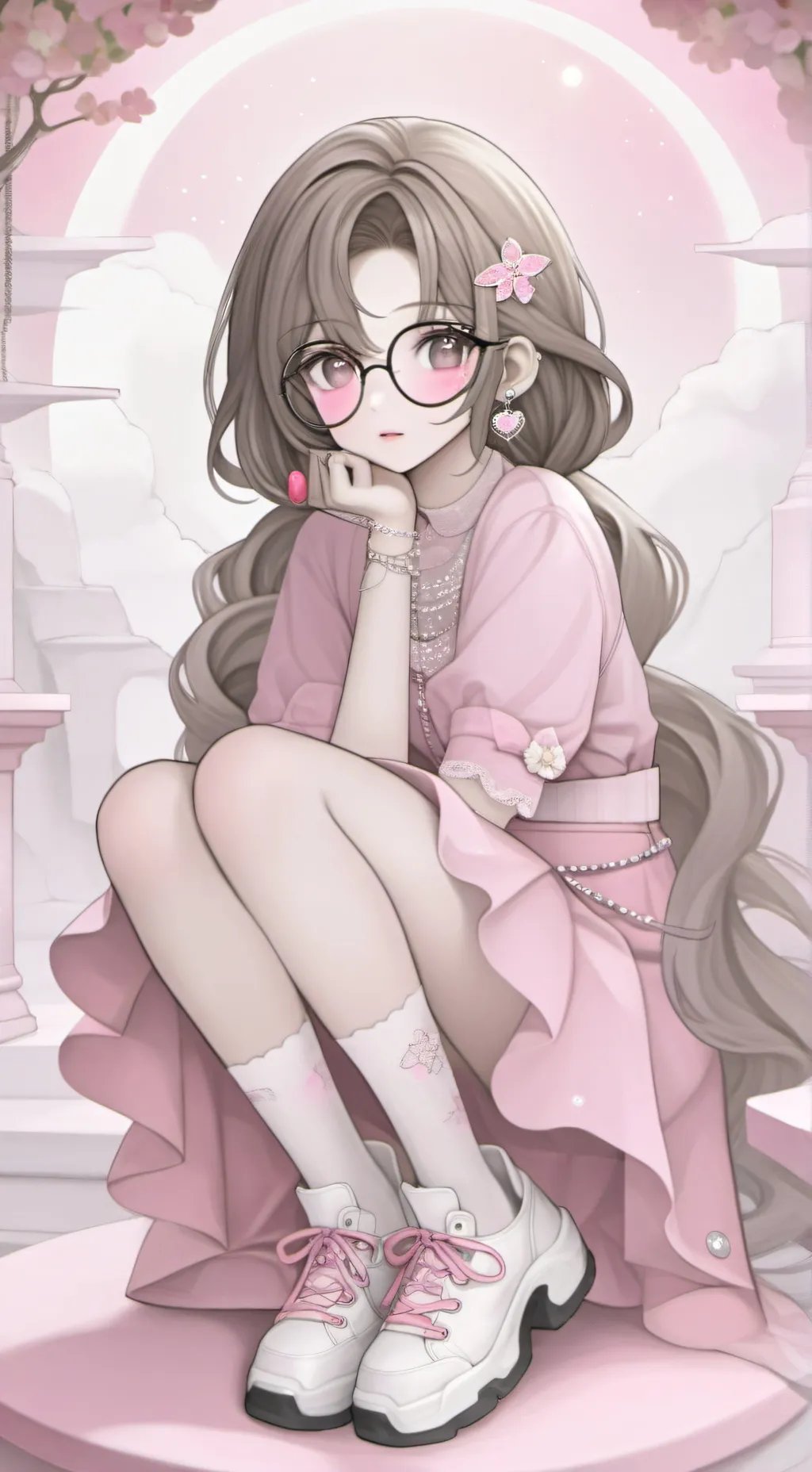 ai character: Ashley background