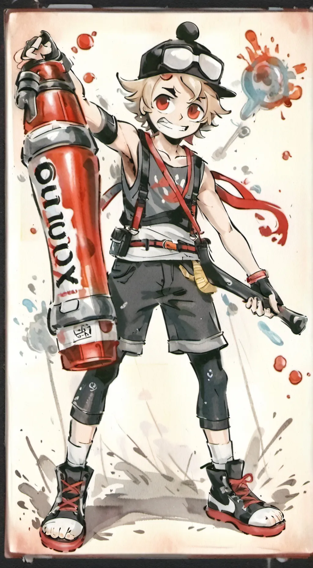 ai character: Angryhugs background