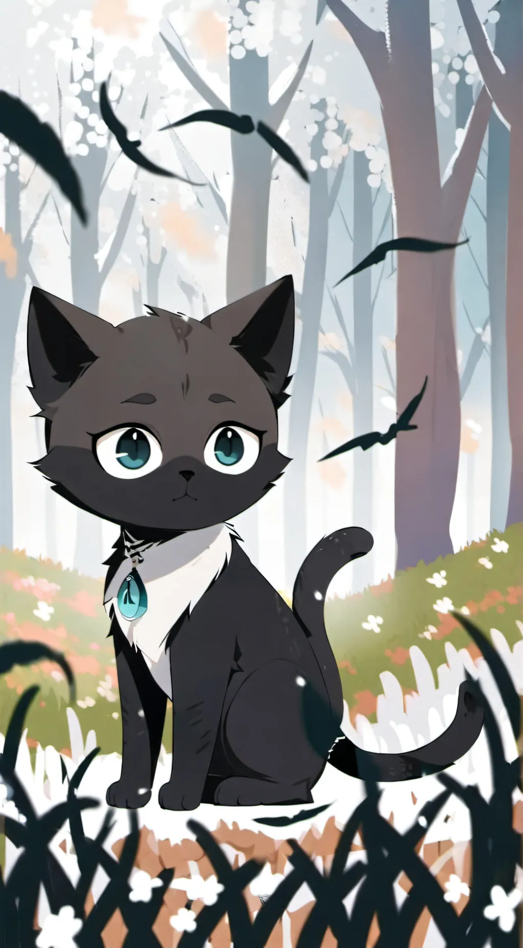 ai character: meowsy  background