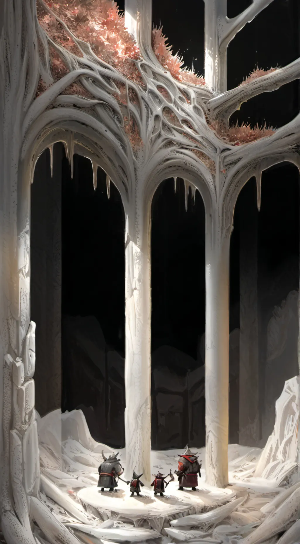 ai character: Pvz horror background