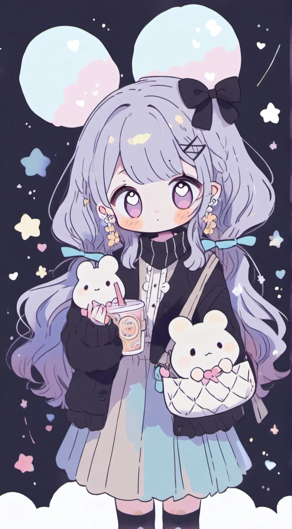 ai character: ochino k.o x mha background