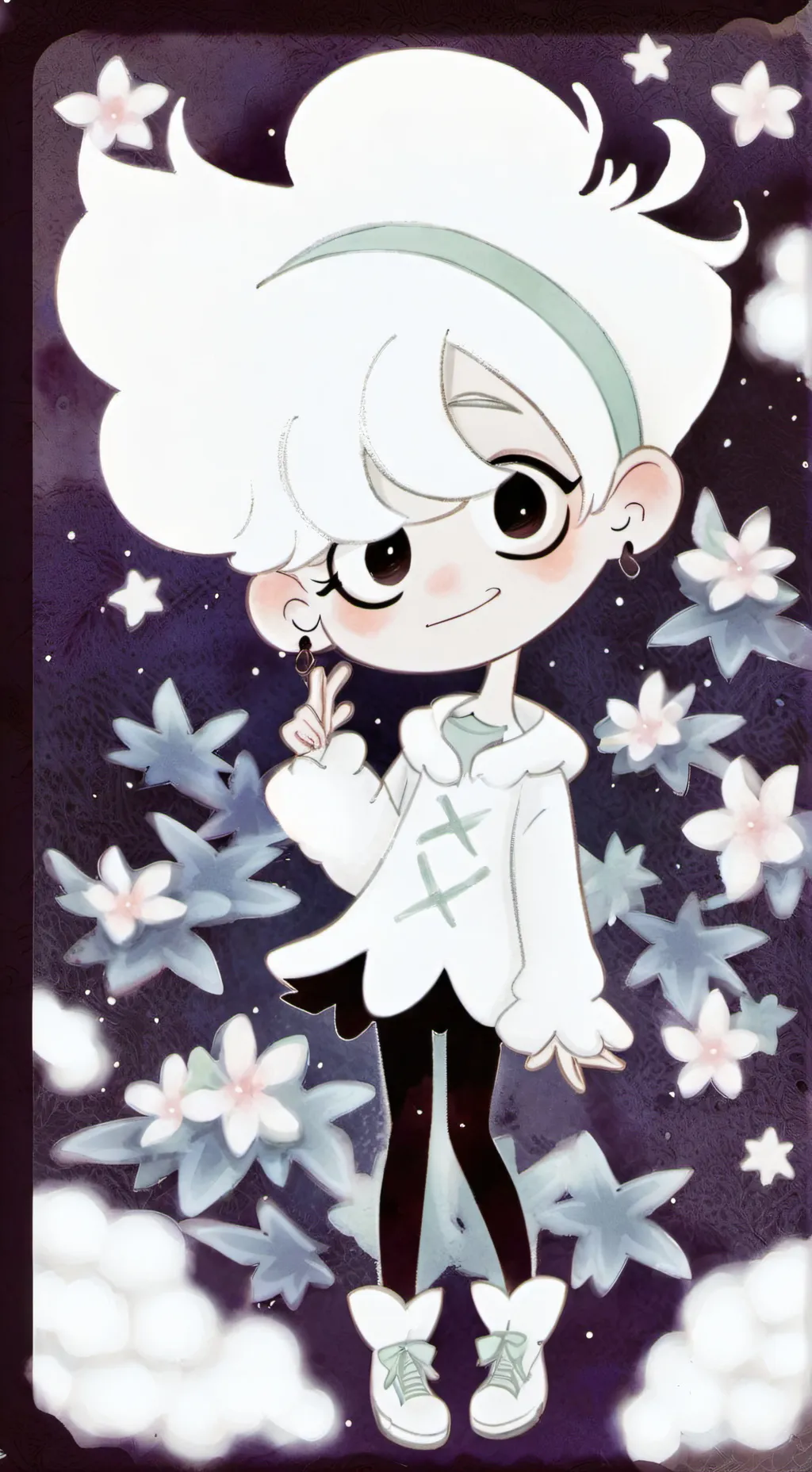 ai character: Lily background