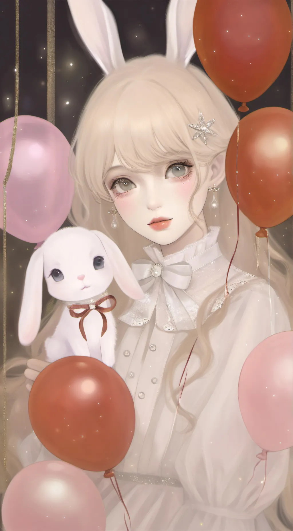 ai character: Baloon-deer background