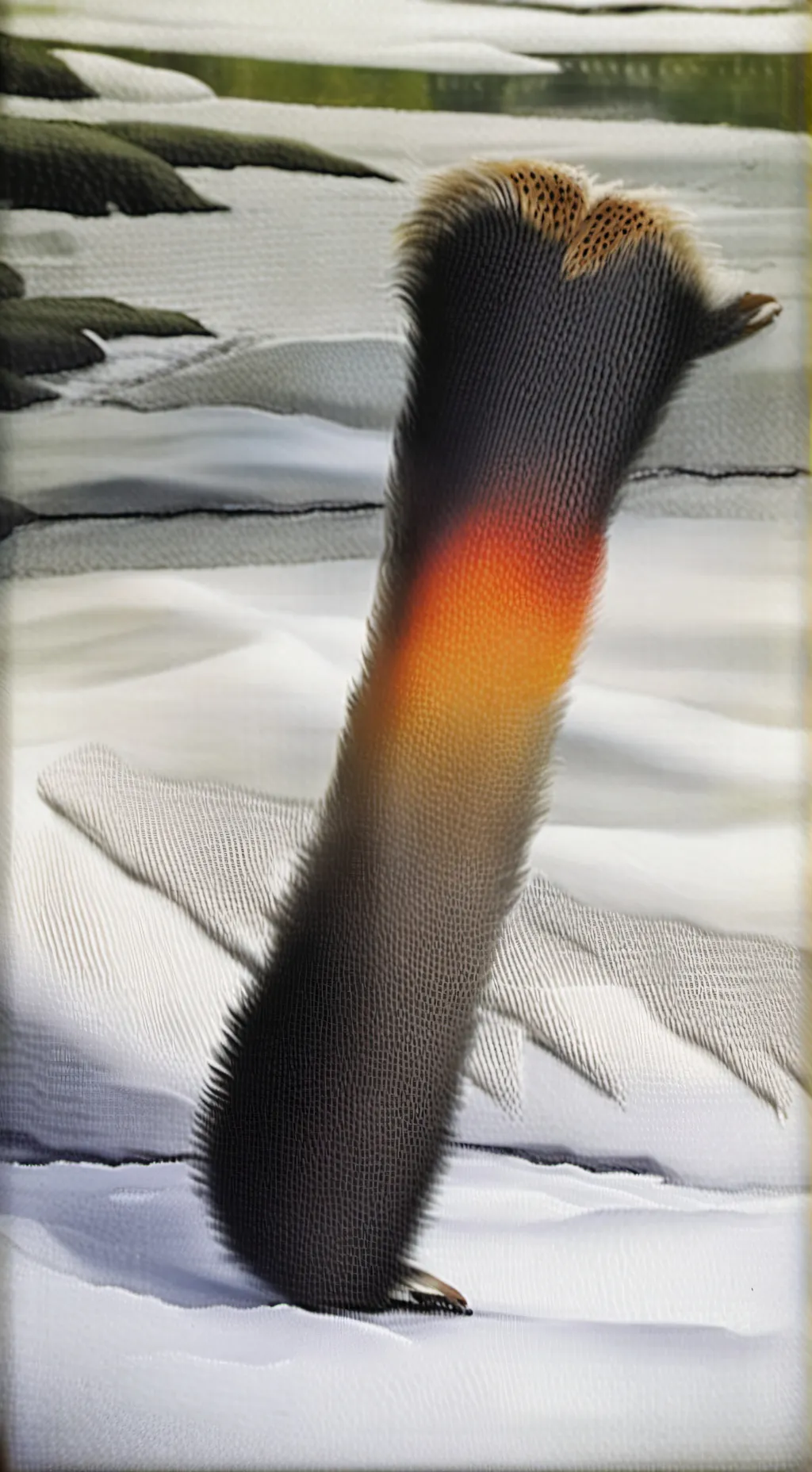 ai character: Beaver tail background