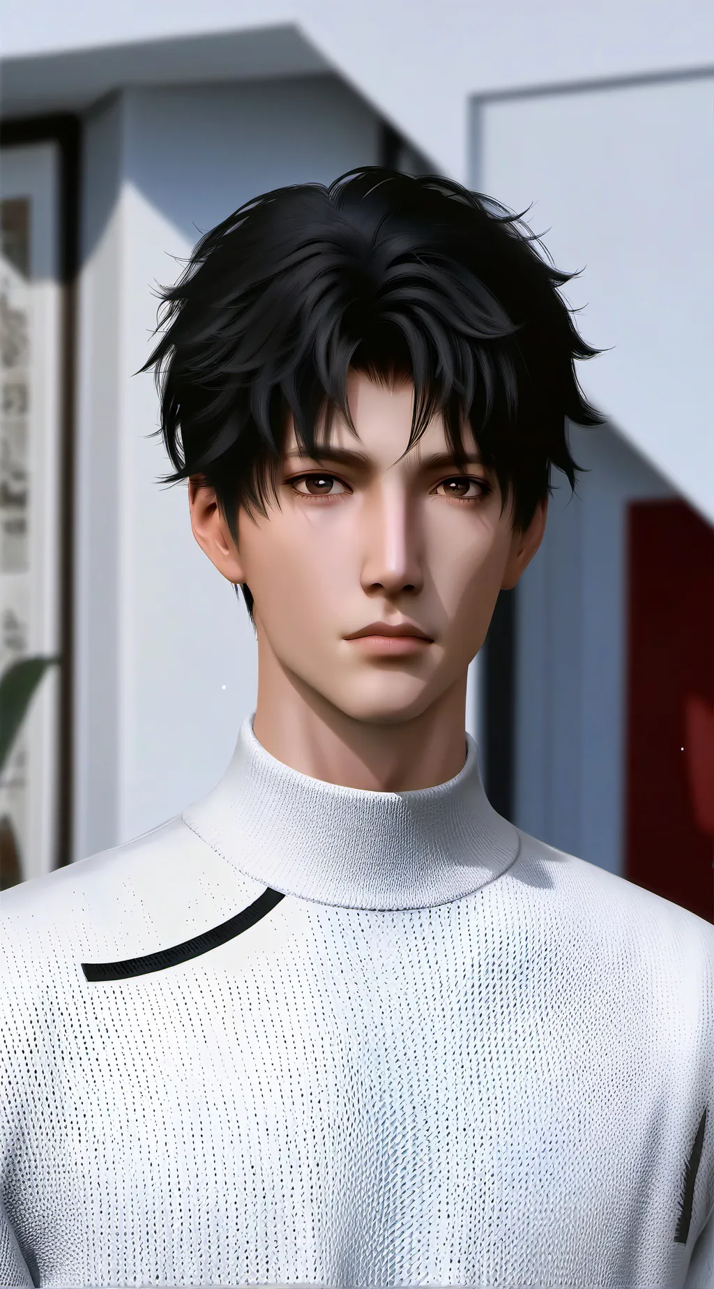 ai character: Зак background