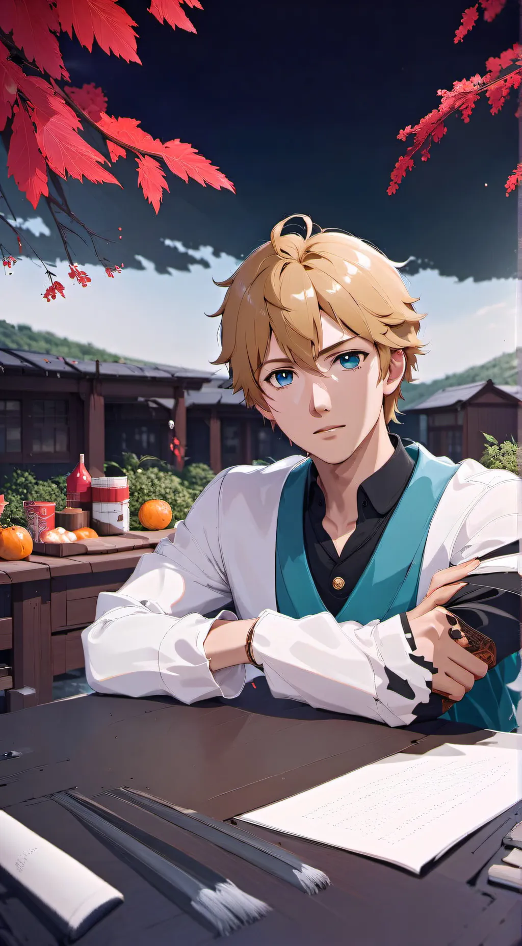 ai character: Frank Maurer background