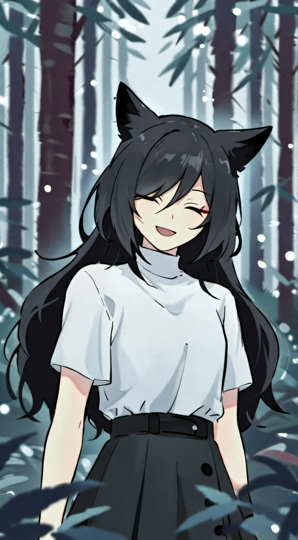 ai character: miss circle  background