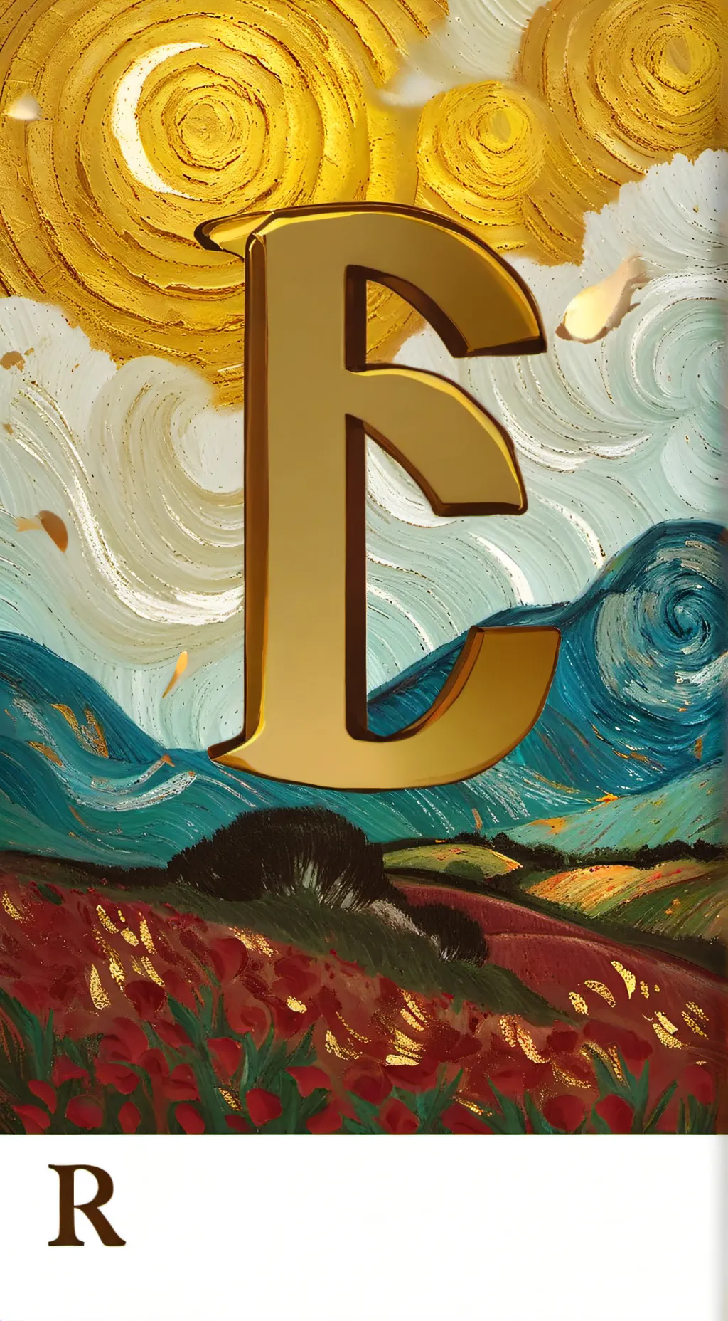 ai character: wingdings background