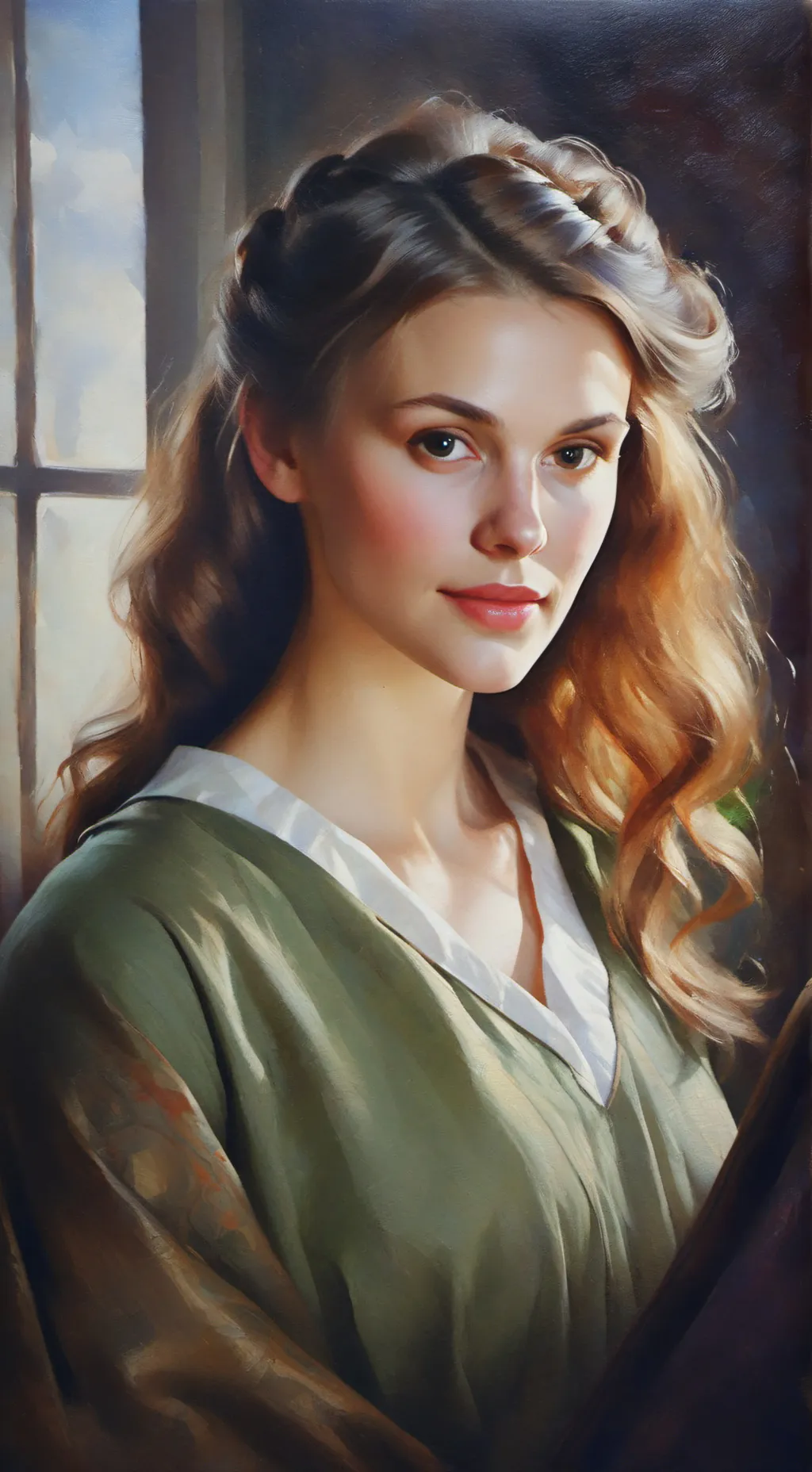 ai character: Sabrina  background