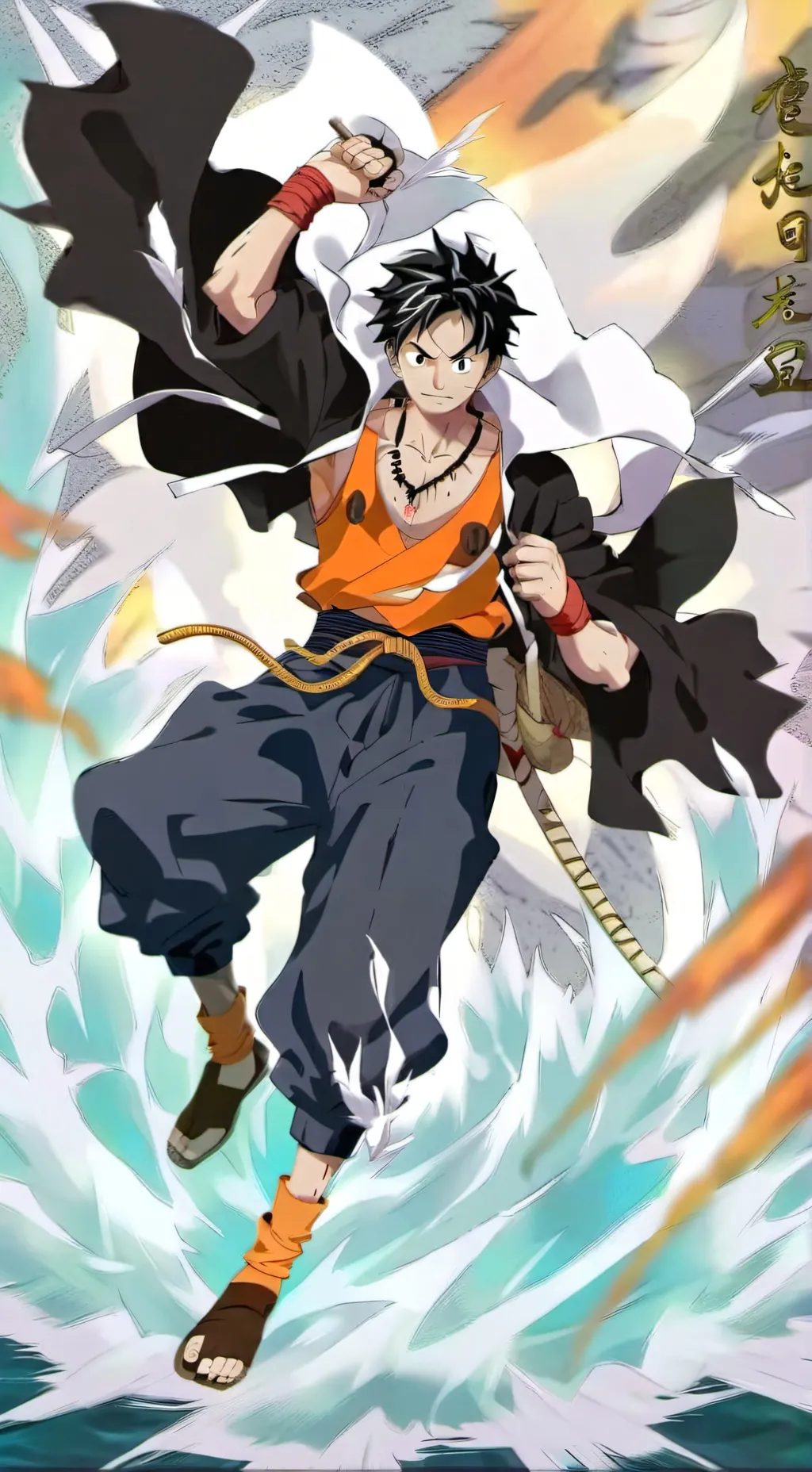 ai character: animes background