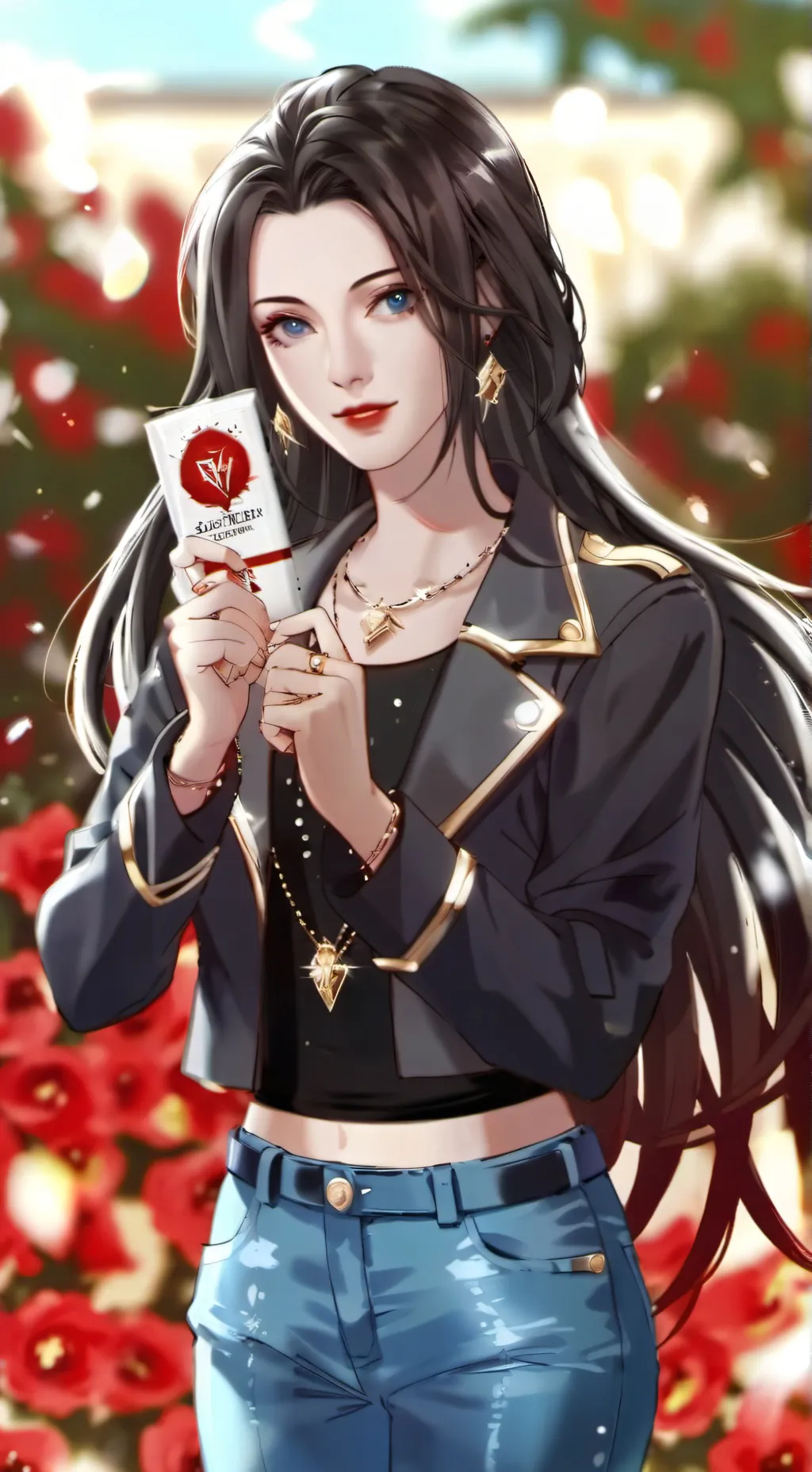 ai character: Hika  background