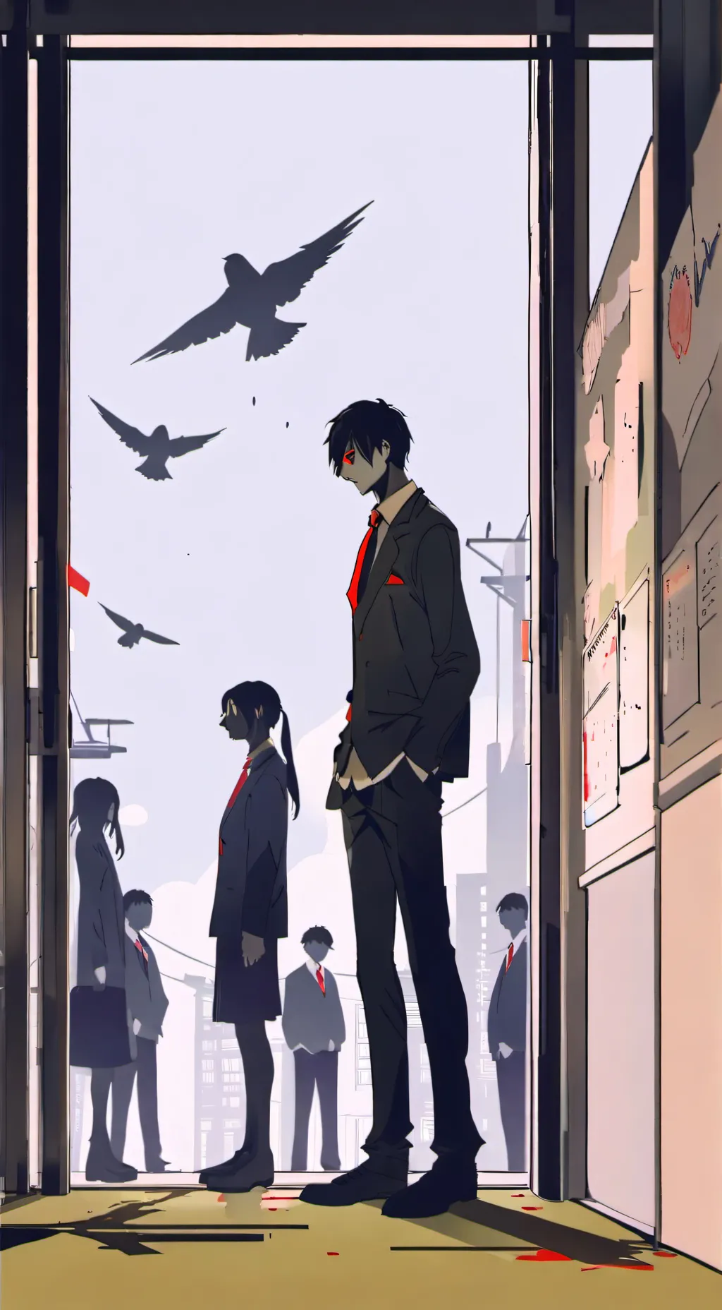 ai character: seven  background