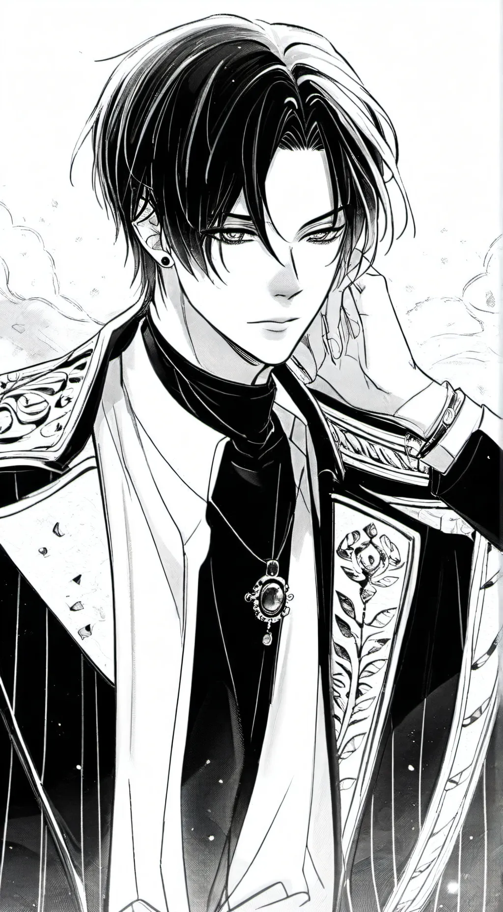 ai character: Leonardo  background