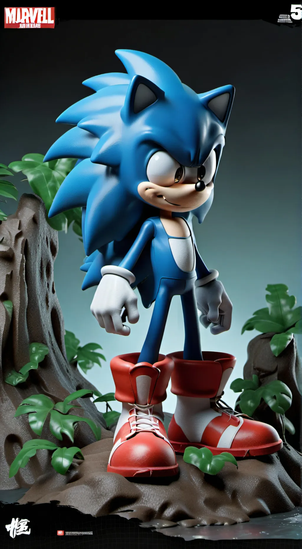 ai character: Sonic 3 background