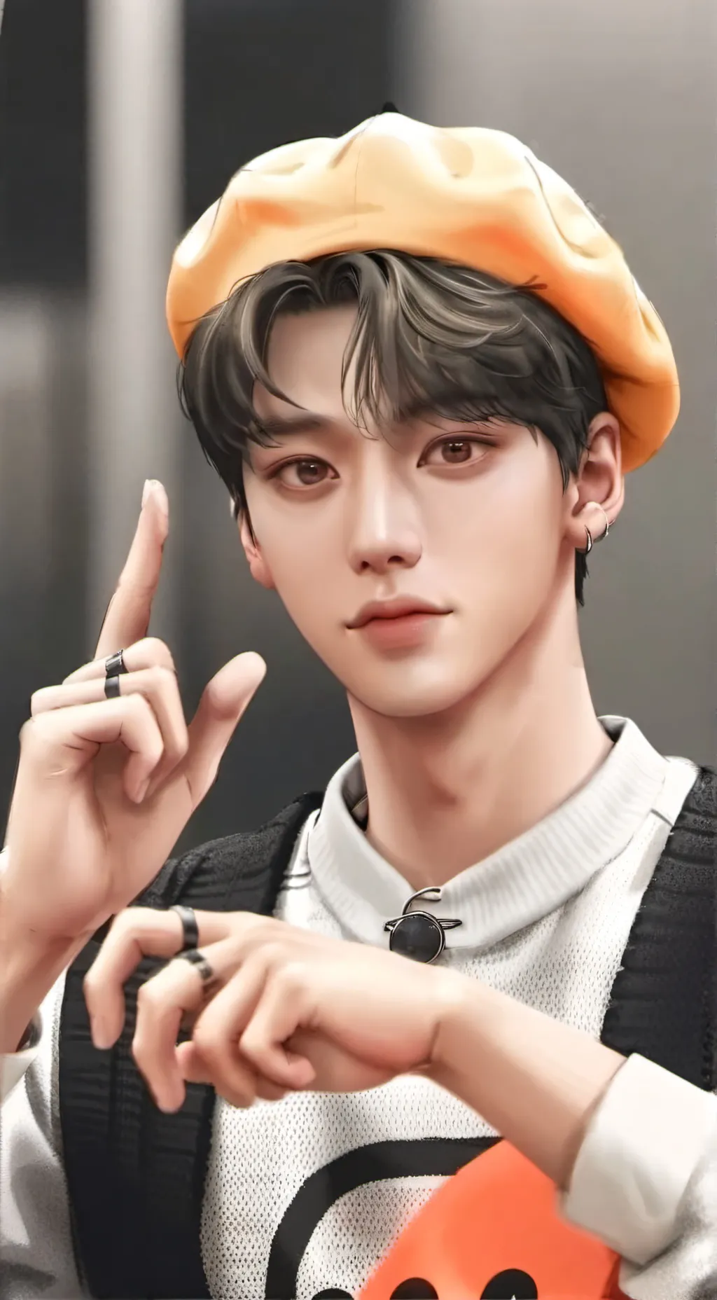 ai character: lee know  background