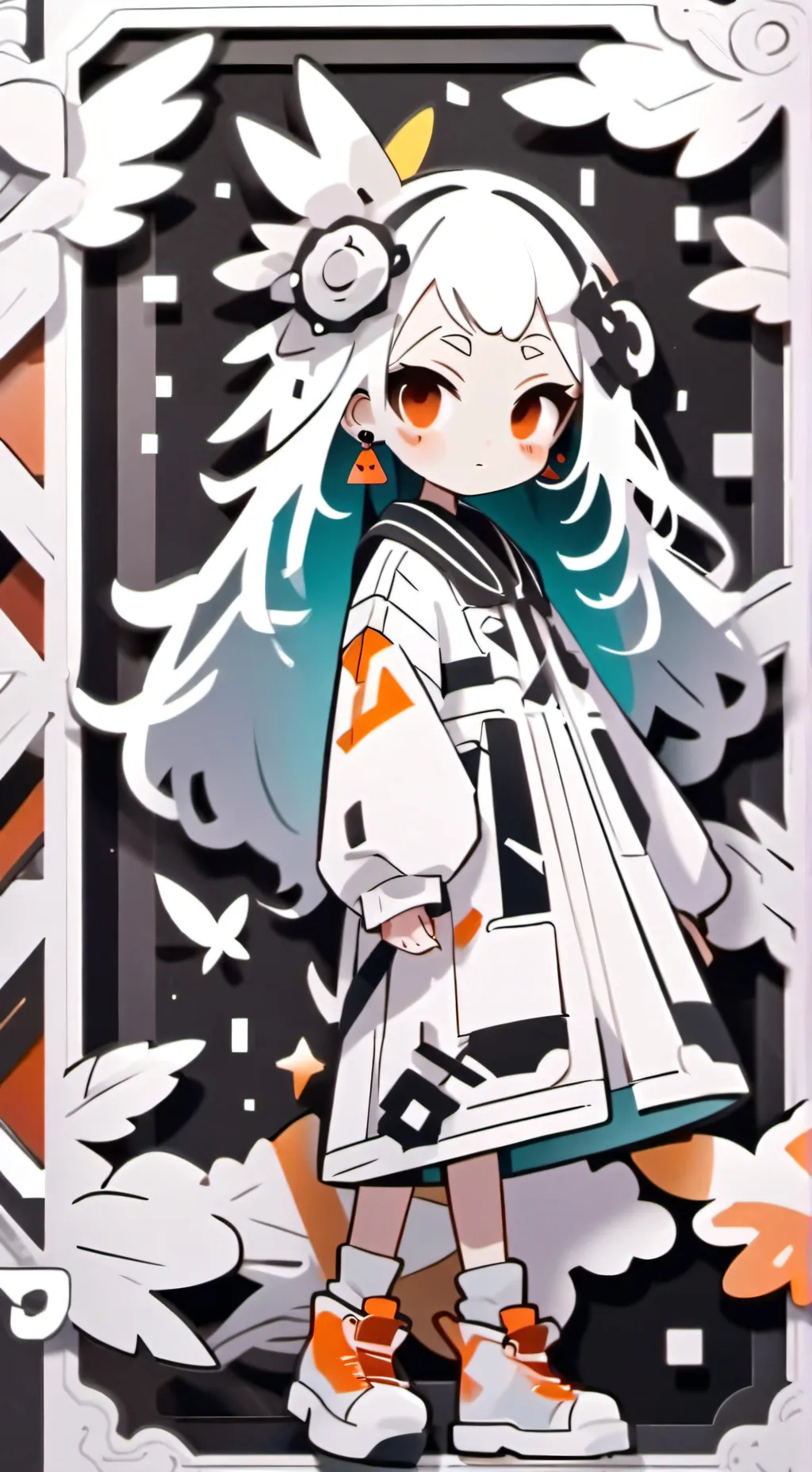 ai character: Shrimpo t d background