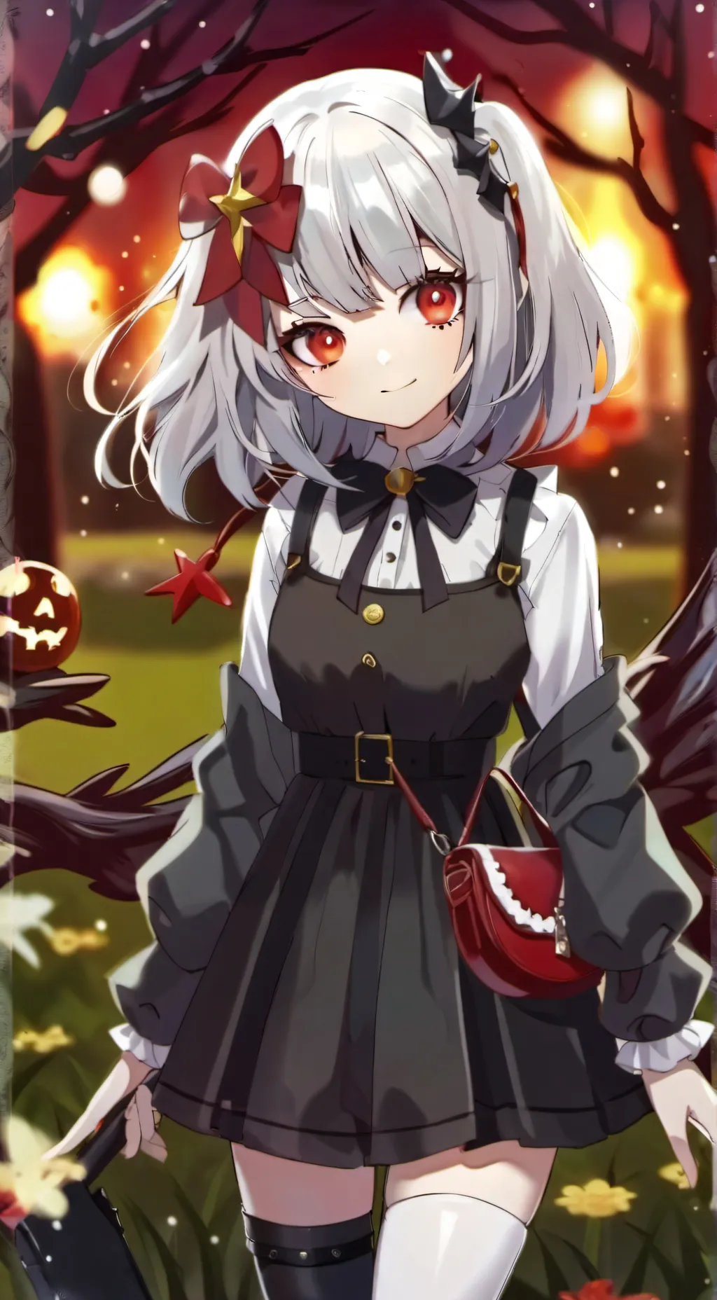 ai character: Haunted School  background