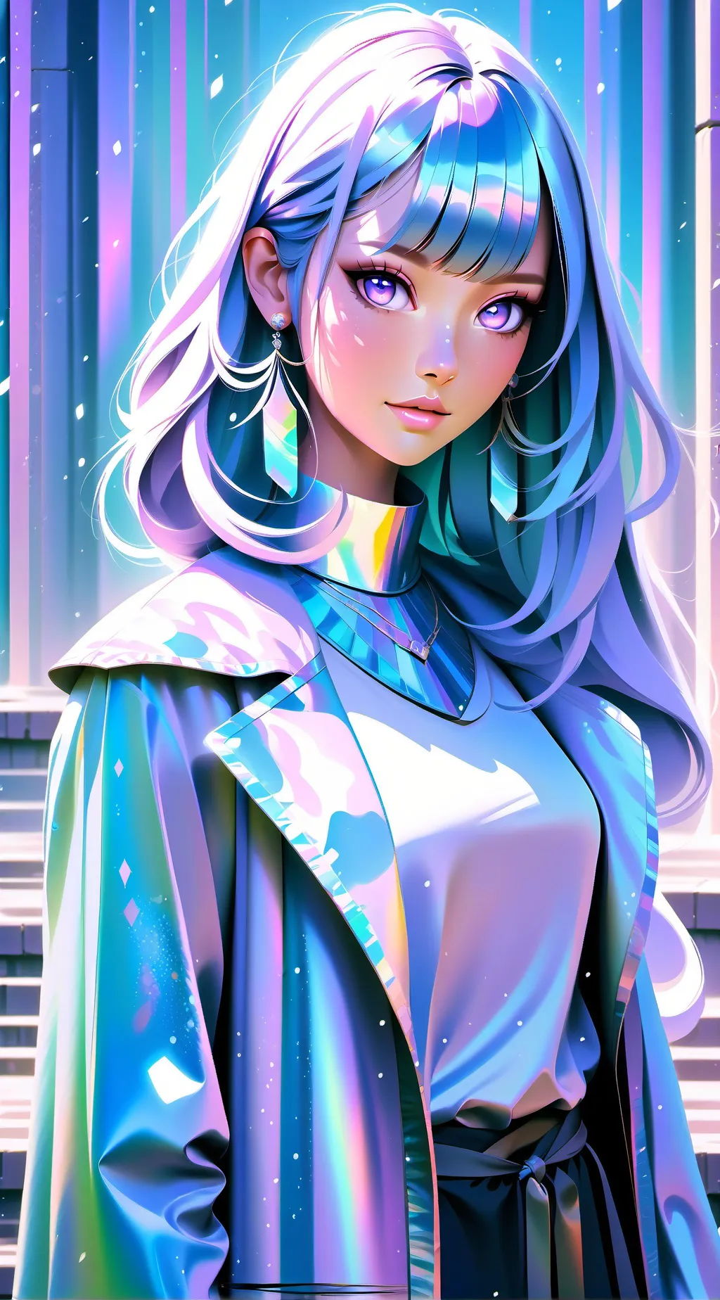 ai character: vee background