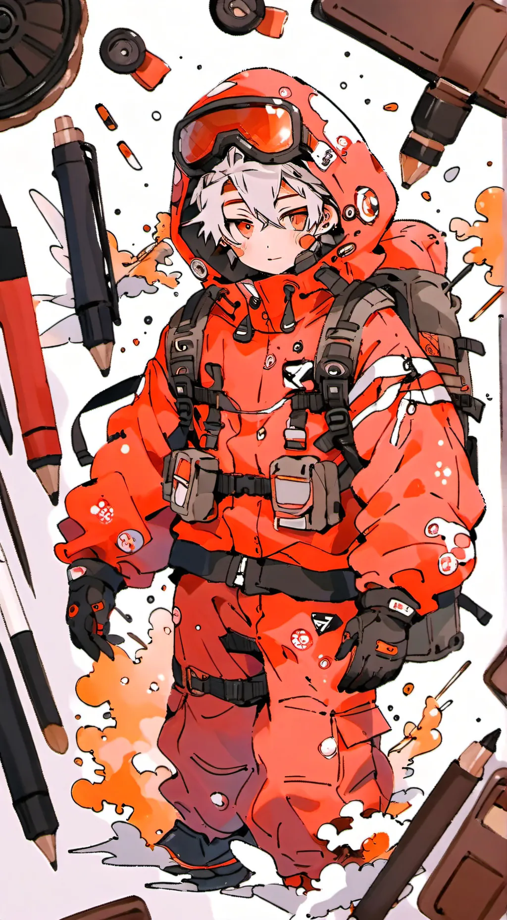 ai character: SD N background