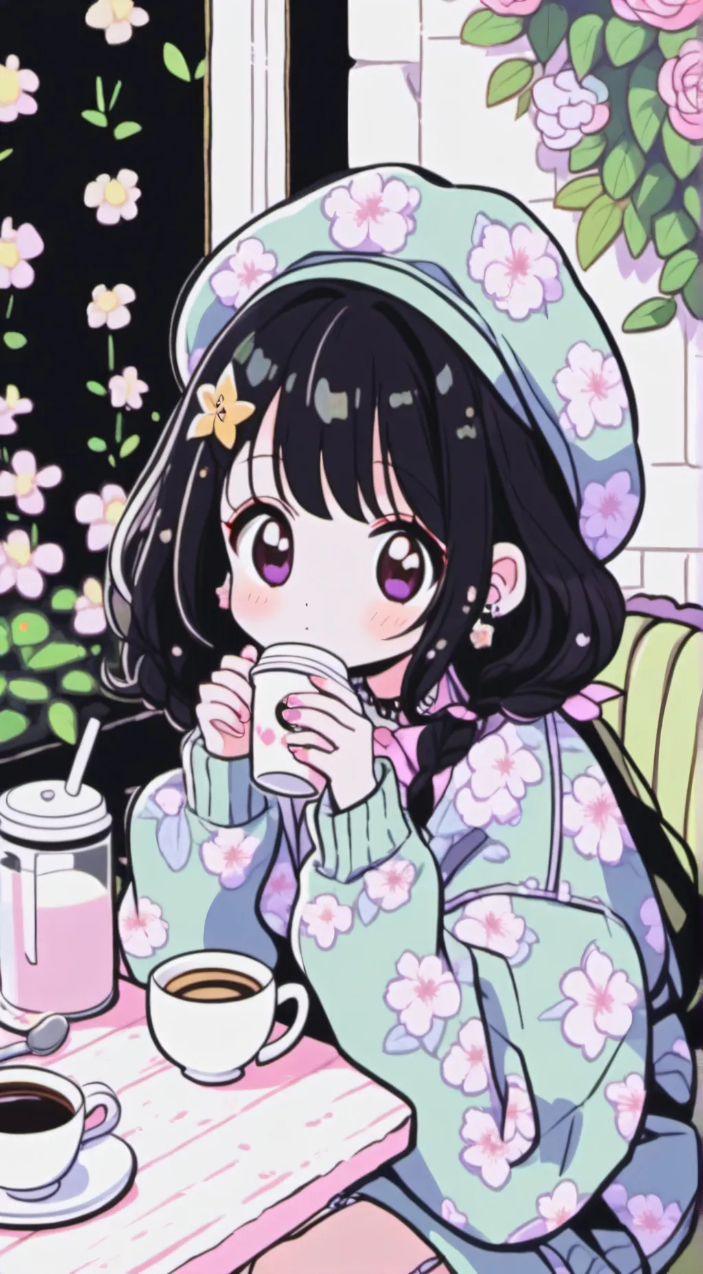 ai character: marie background