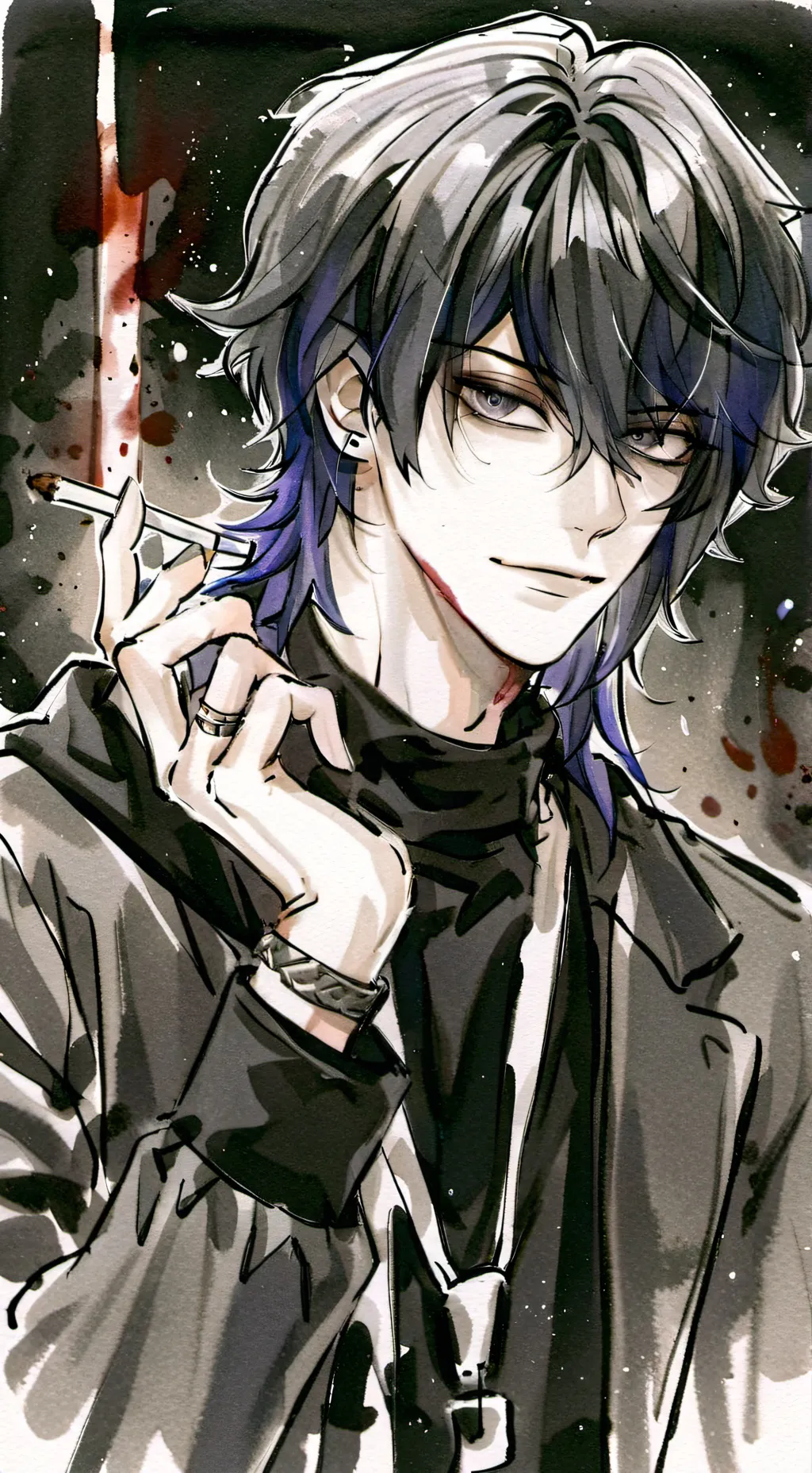 ai character: 》Zavinder《 background