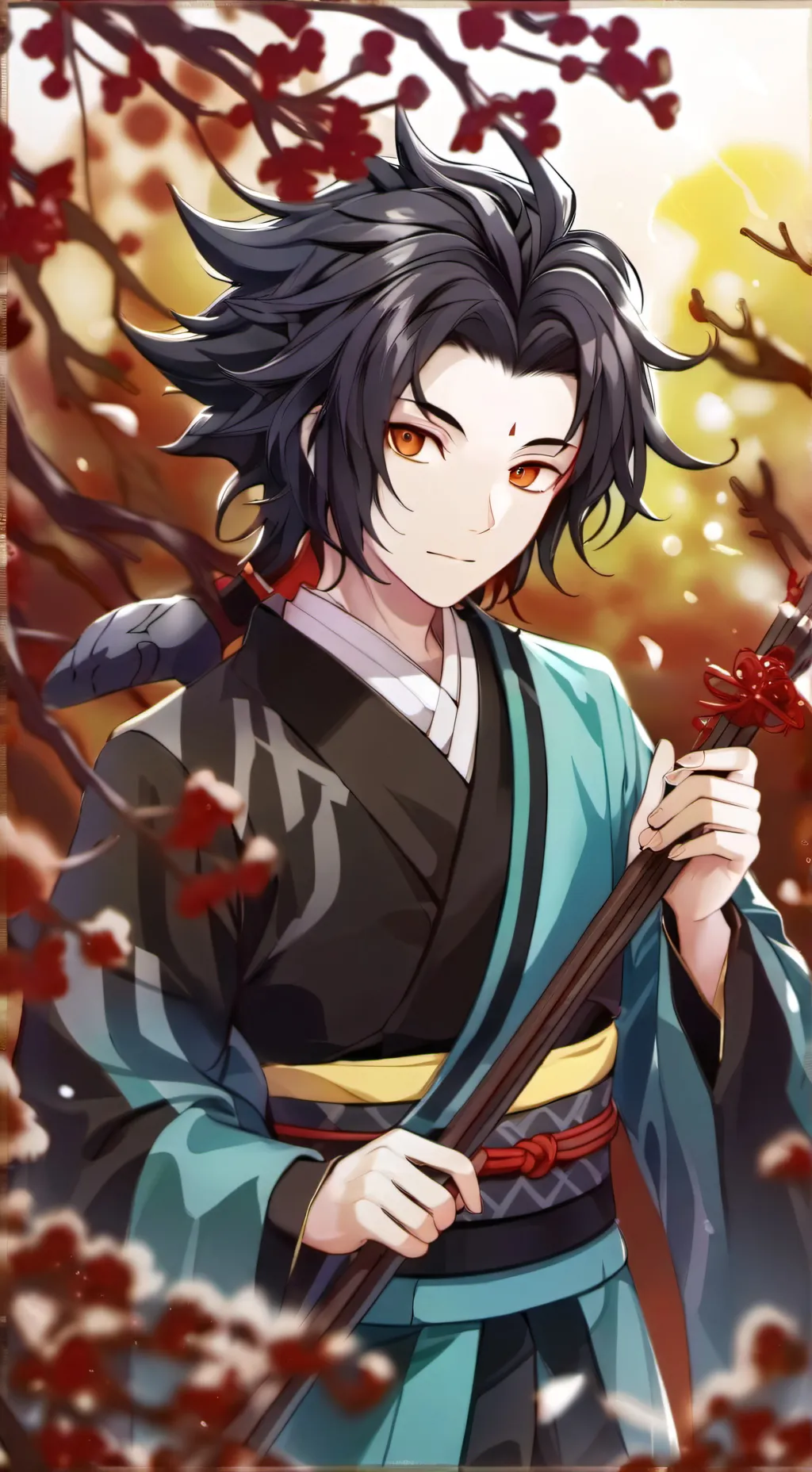 ai character: Tanjiro background