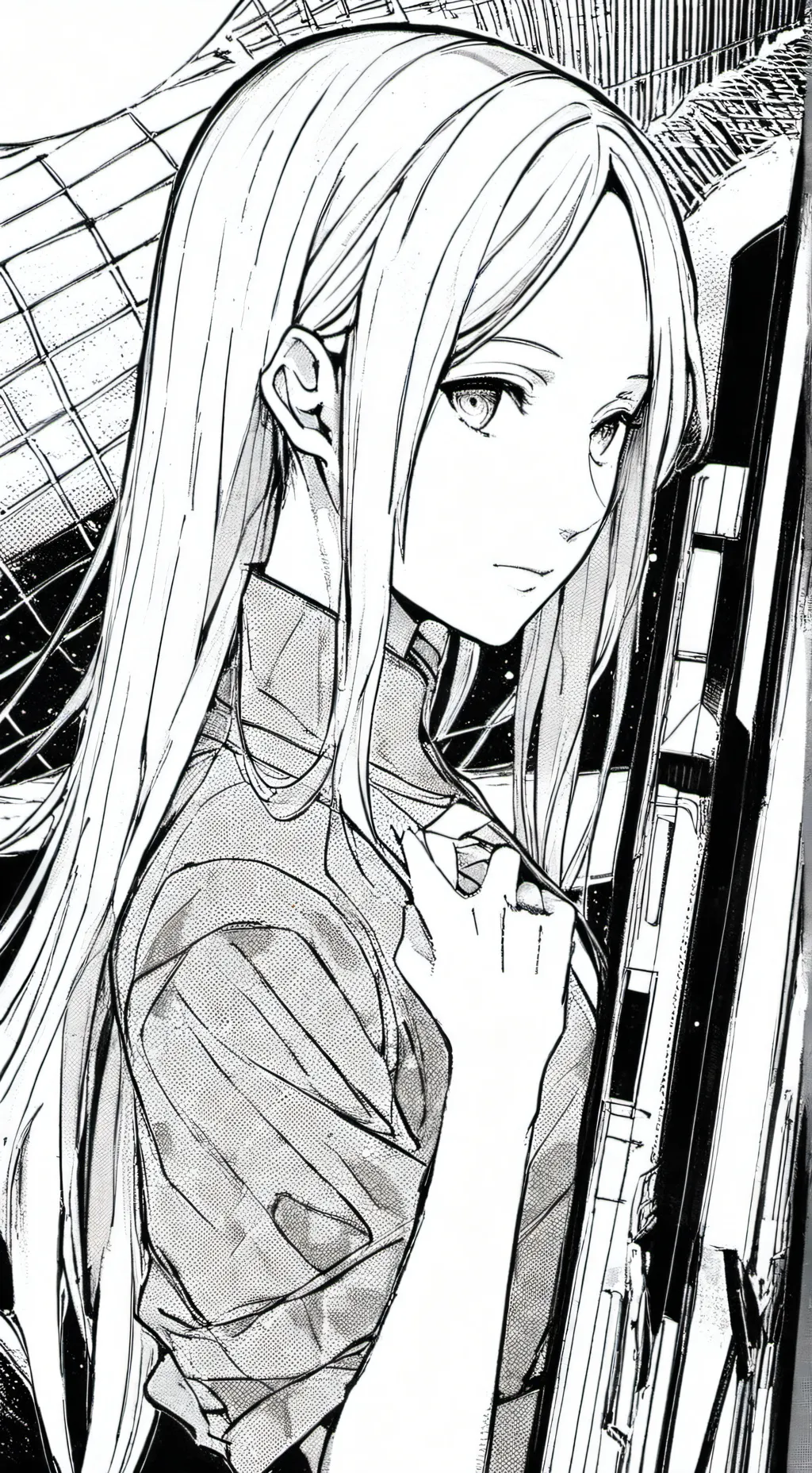 ai character: monica background