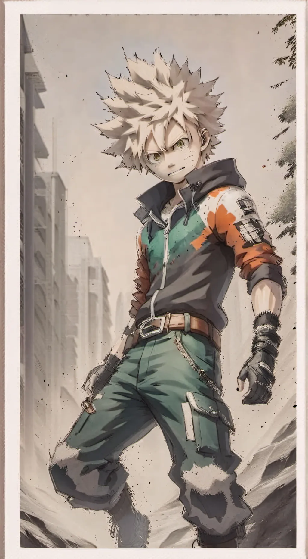 ai character: bakudeku background