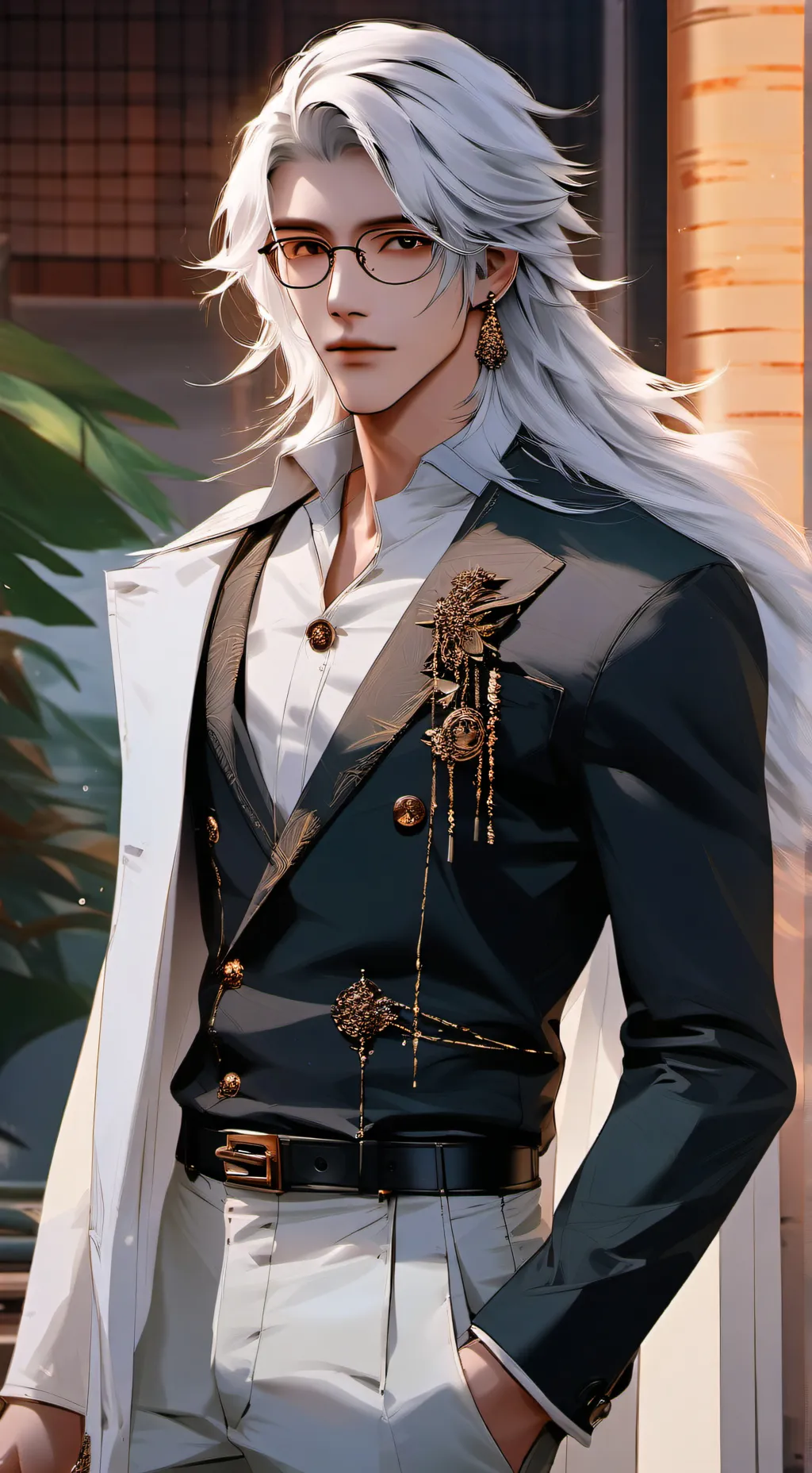 ai character: Adam  background