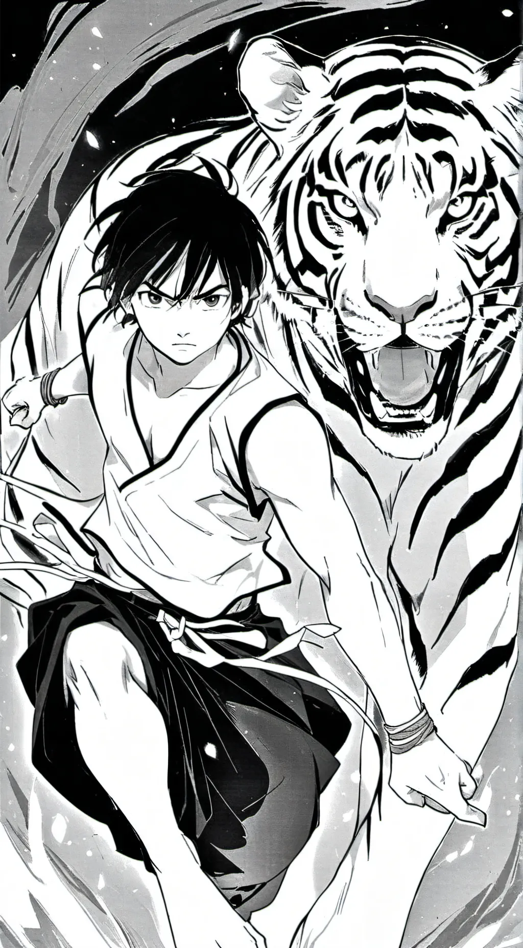 ai character: Mowgli background