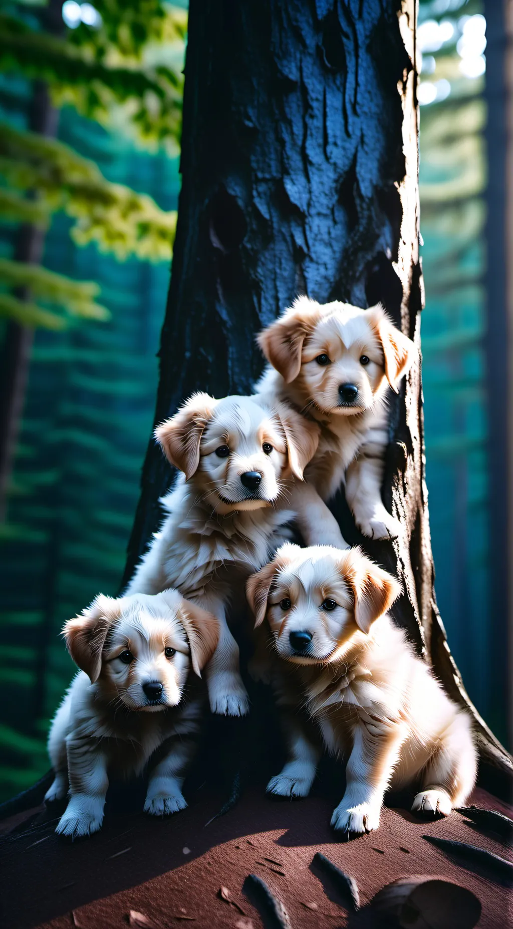 ai character: your 4 pups background