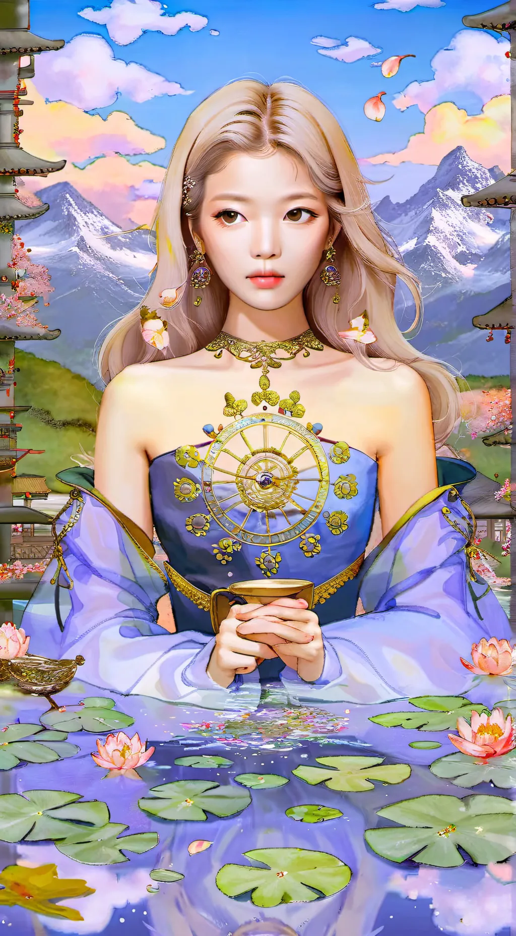 ai character: jeongyeon  background