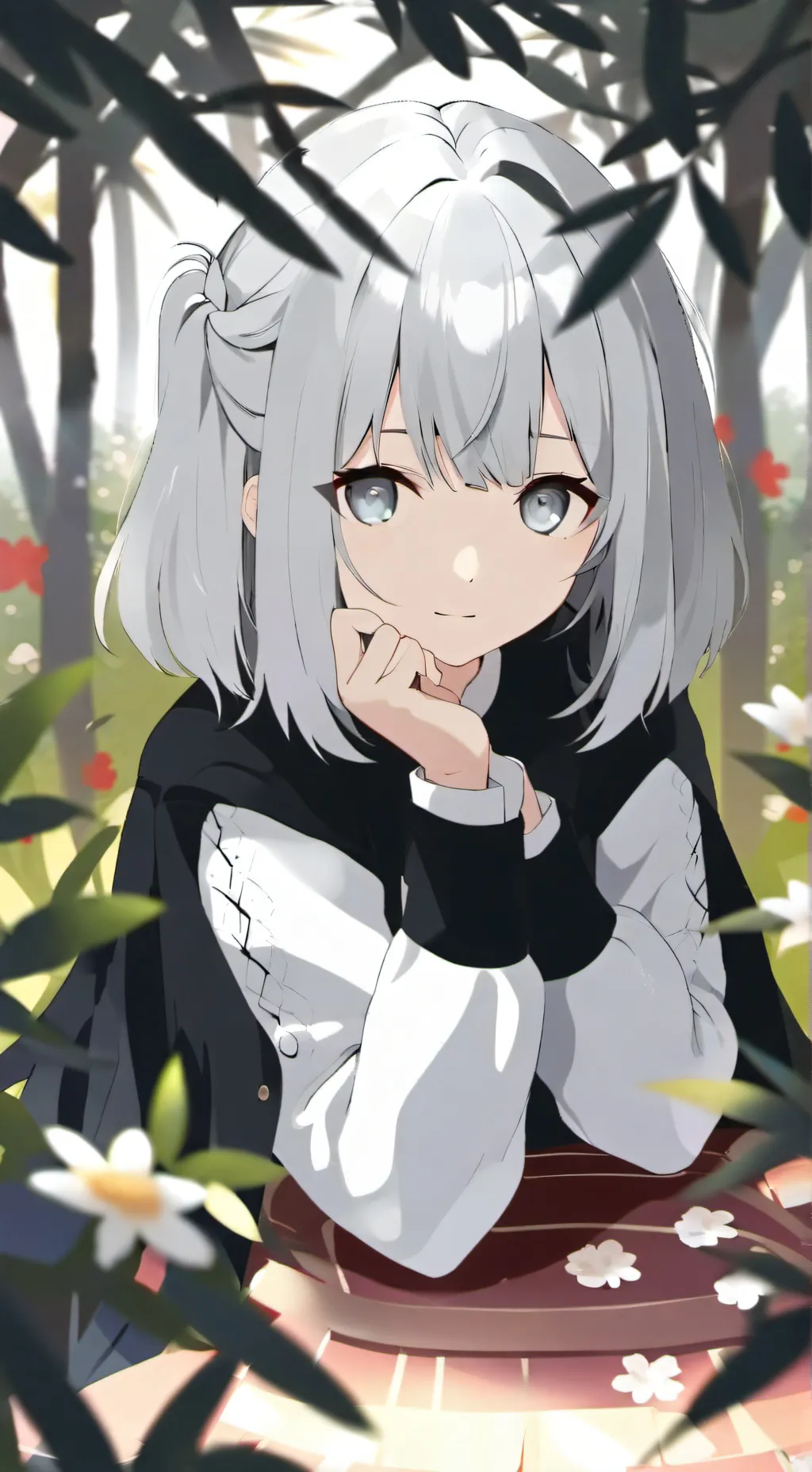 ai character: caught in 4k kny background