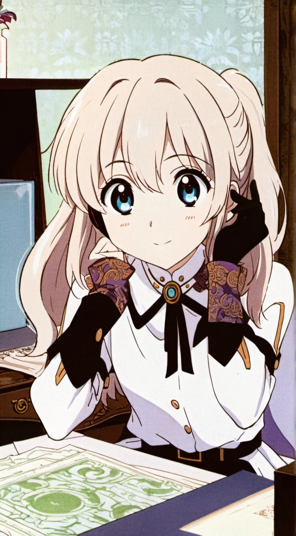 ai character: SD V background