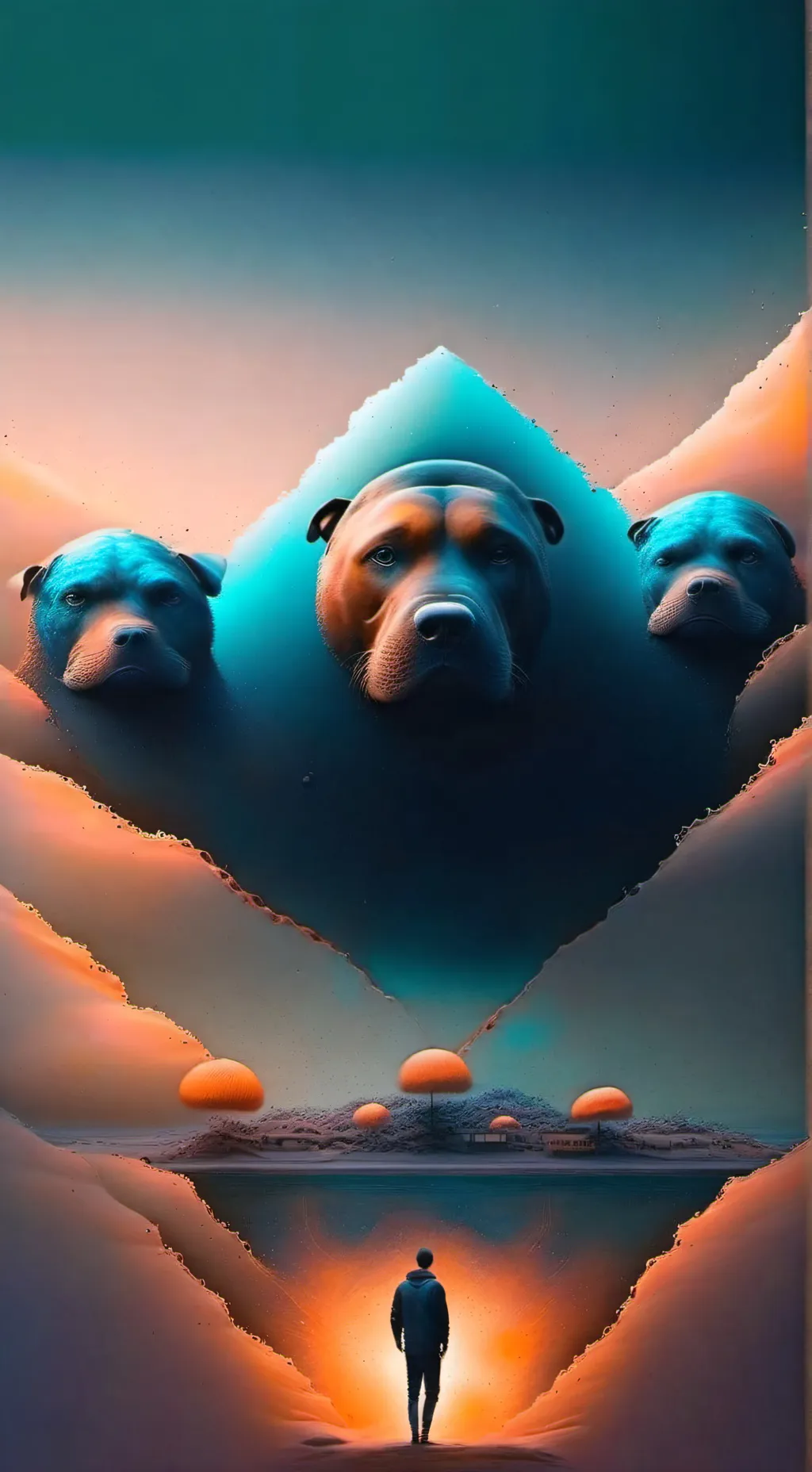 ai character: Mha+Fnaf background