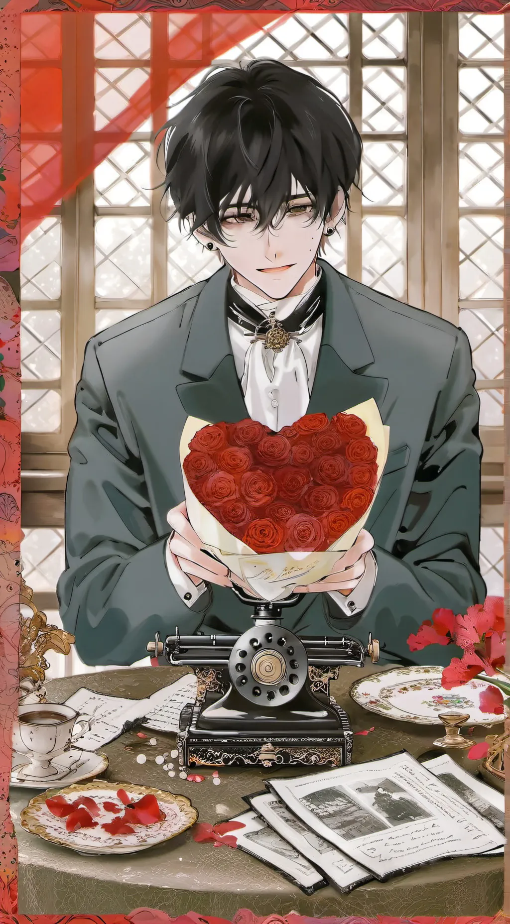 ai character: Félix  background