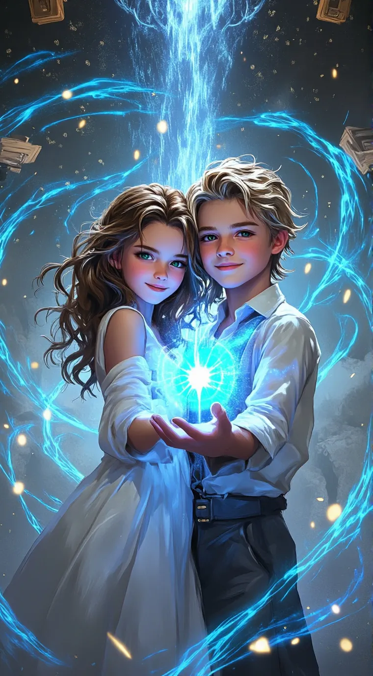 ai character: Bella and Max background