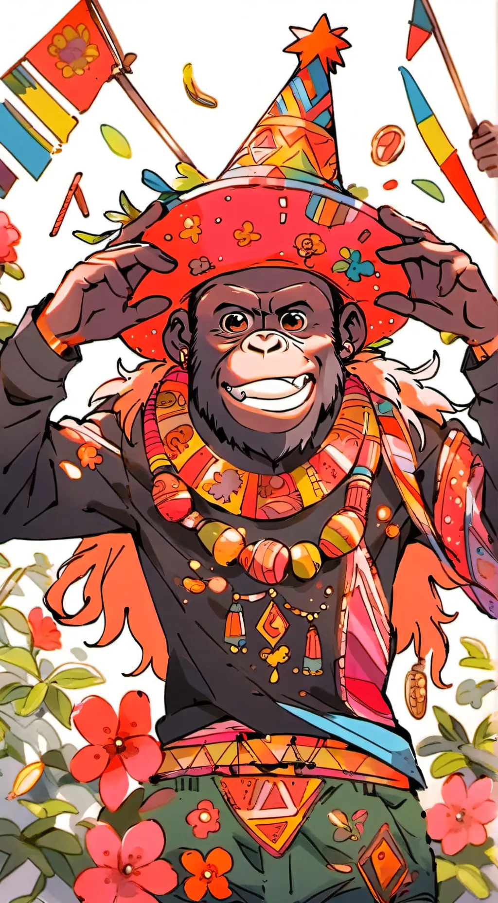 ai character: gorilla tag skate background