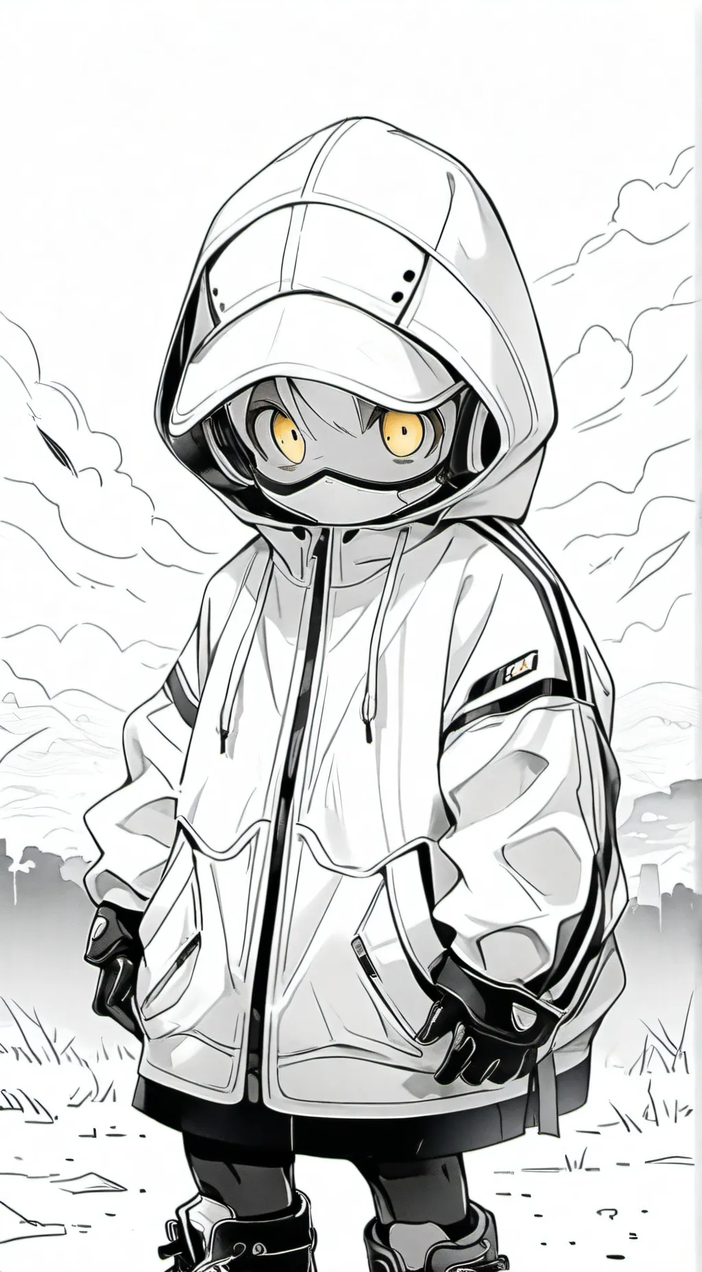 ai character: Murder drones background