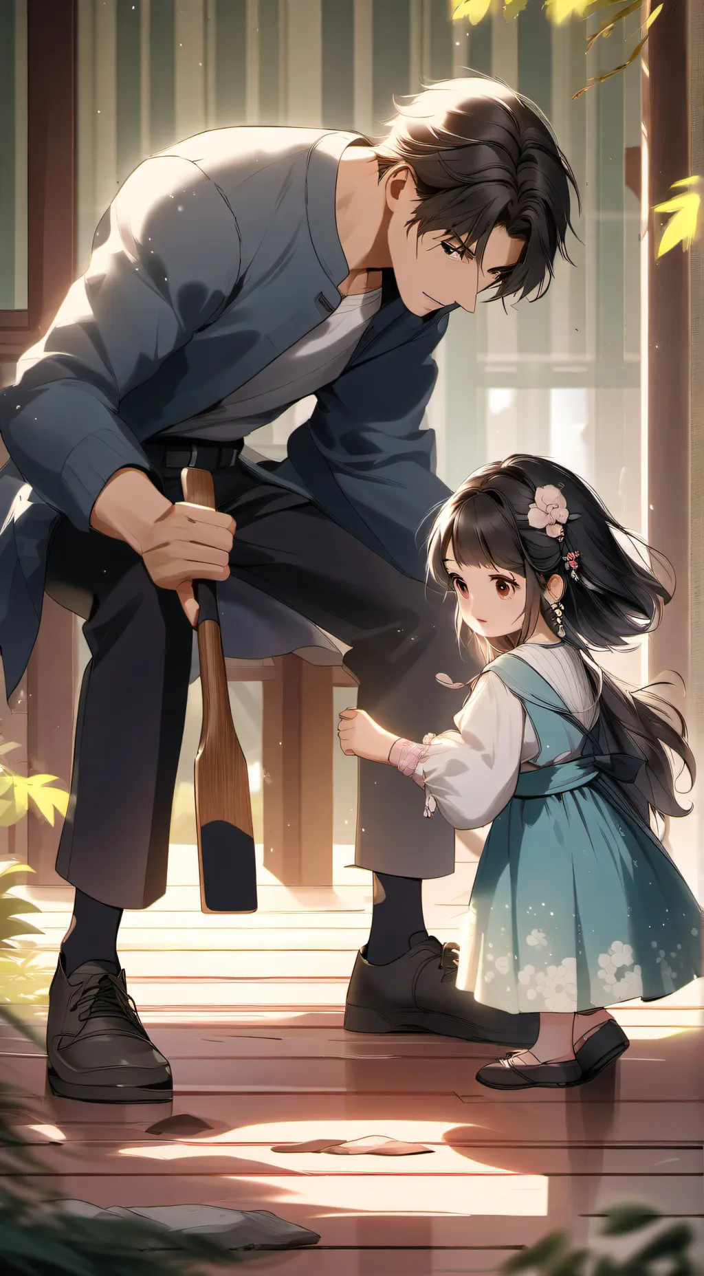 ai character: Mark background